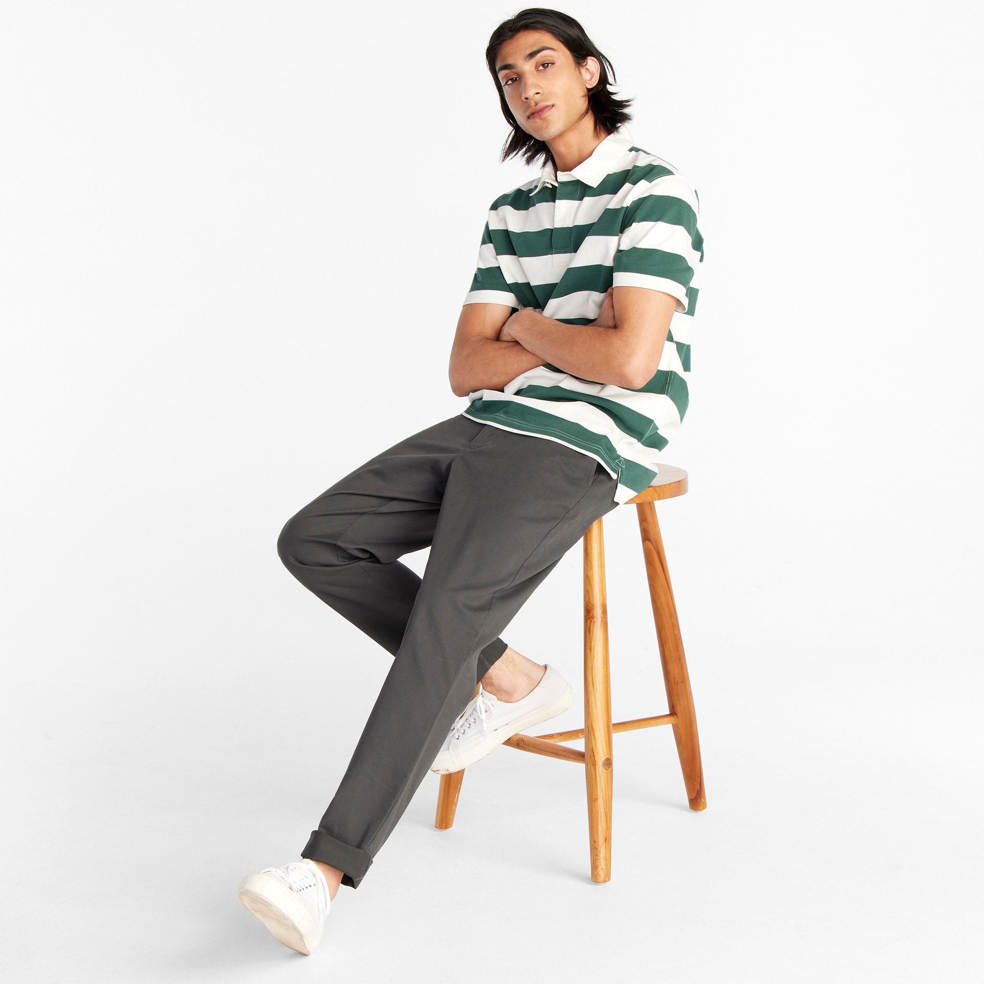 1040 Athletic Tapered-fit stretch chino pant