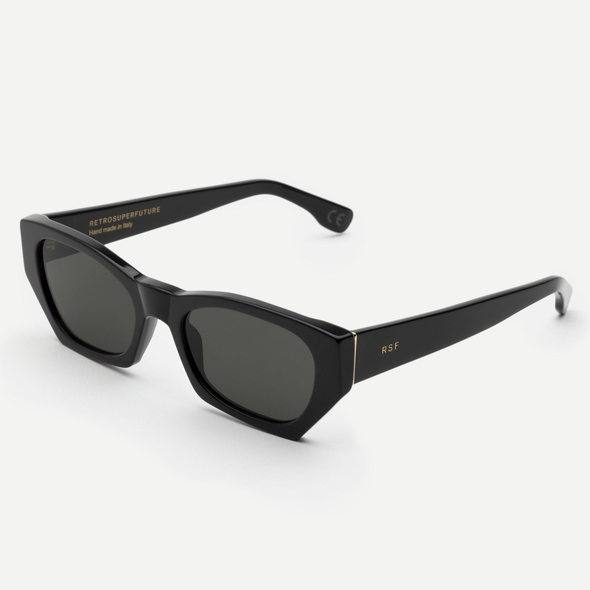 Women's SUPER by RetroSuperFuture Amata black sunglasses