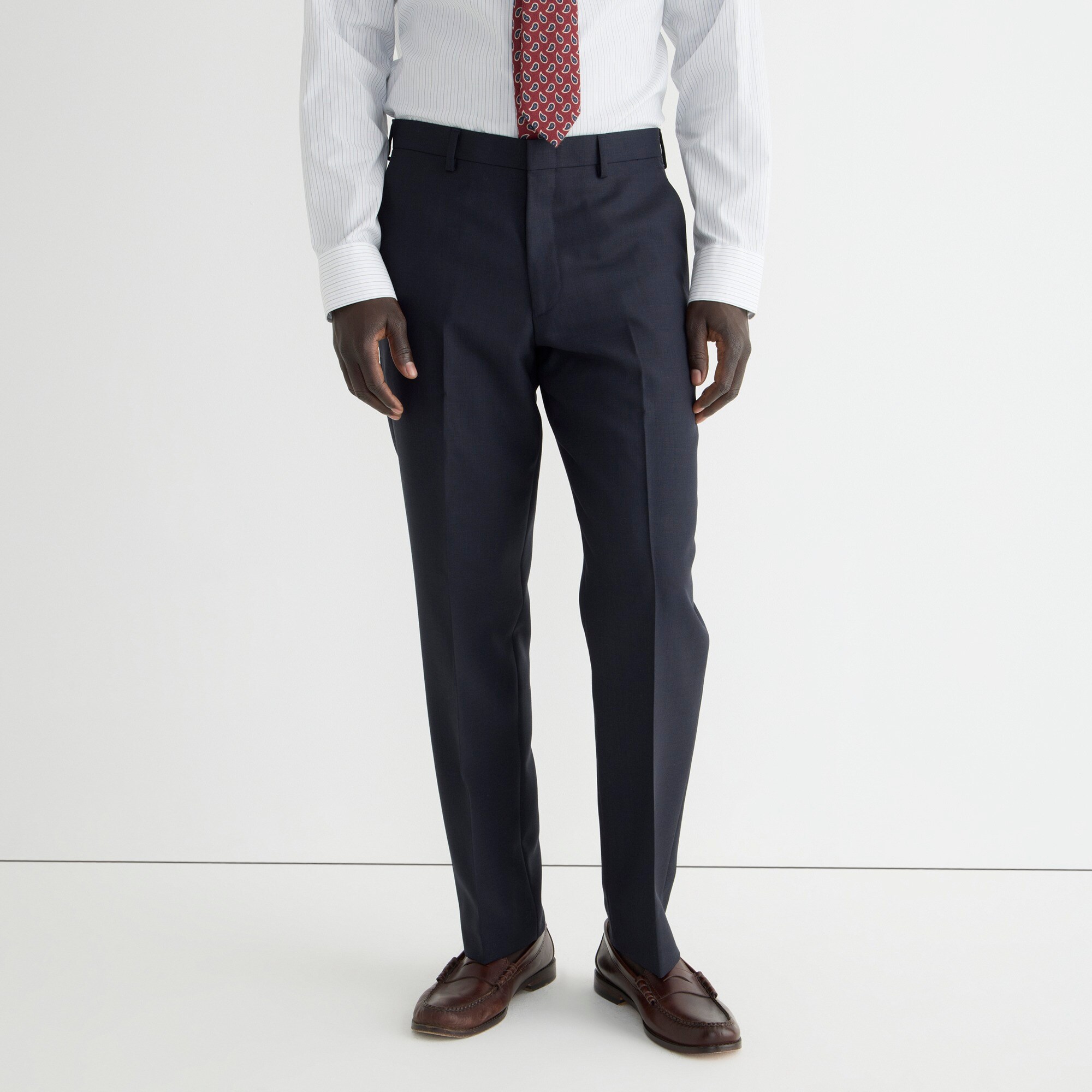 Crosby Classic-fit suit pant in English wool