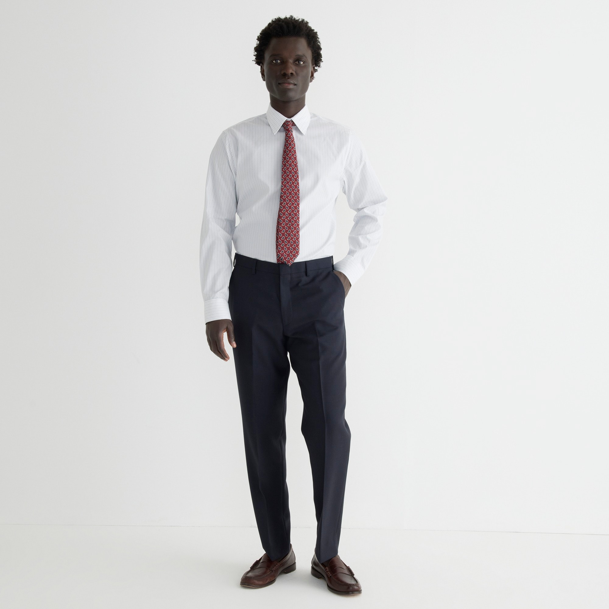 Crosby Classic-fit suit pant in English wool