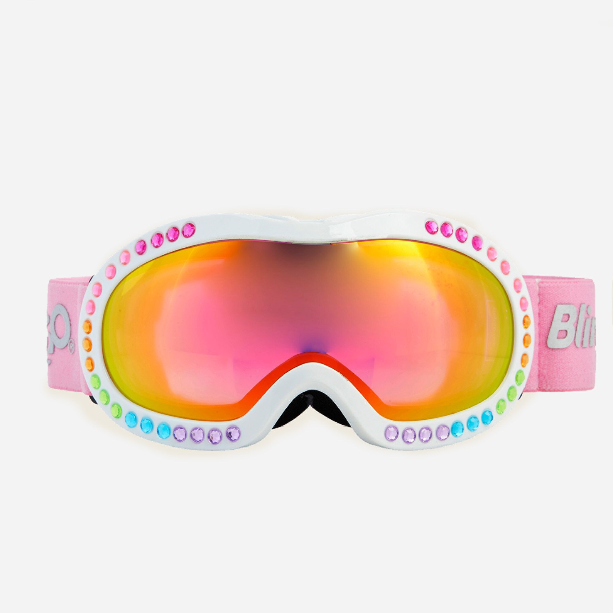 Bling2o girls' multicolor stones ski mask