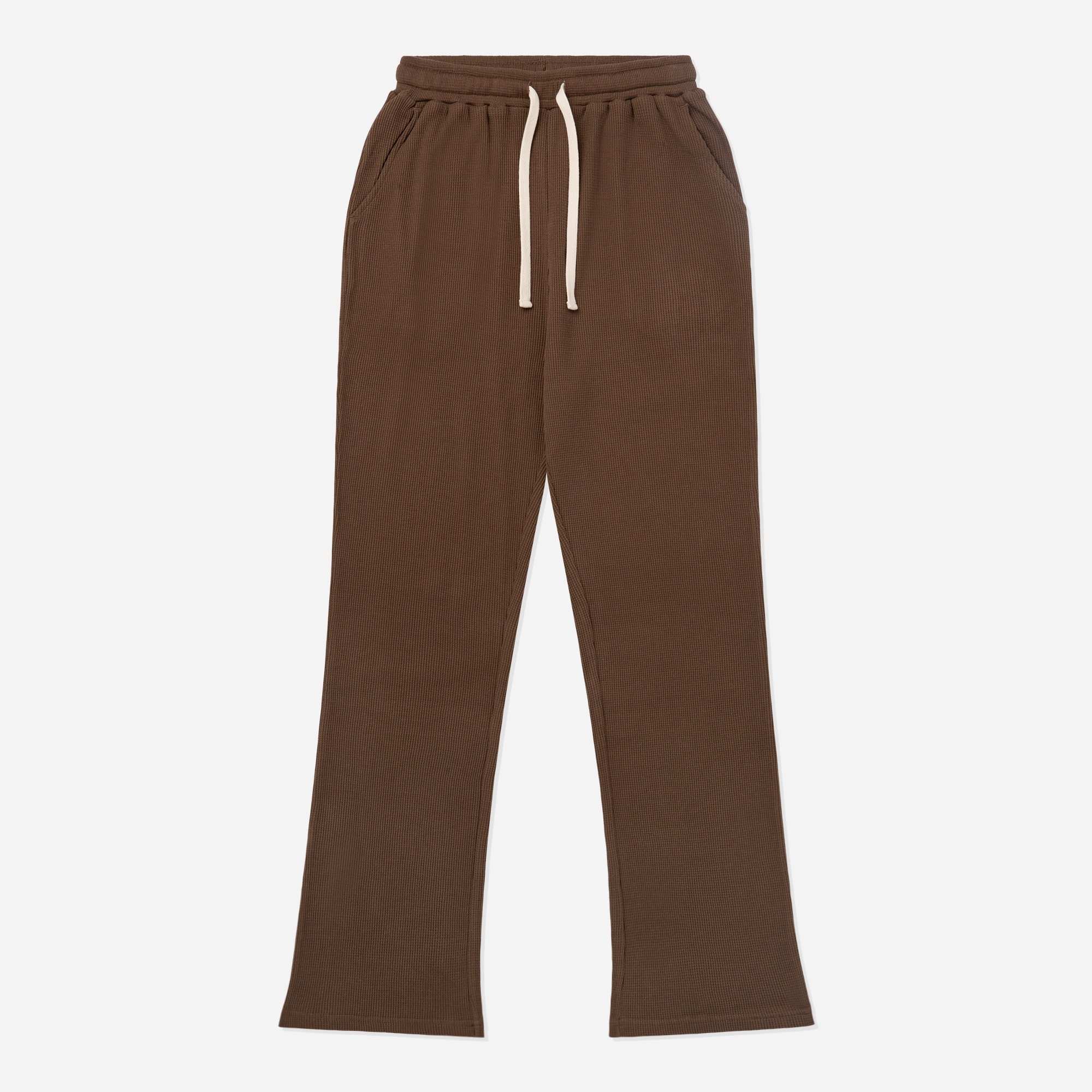 Onia cropped waffle flare pant