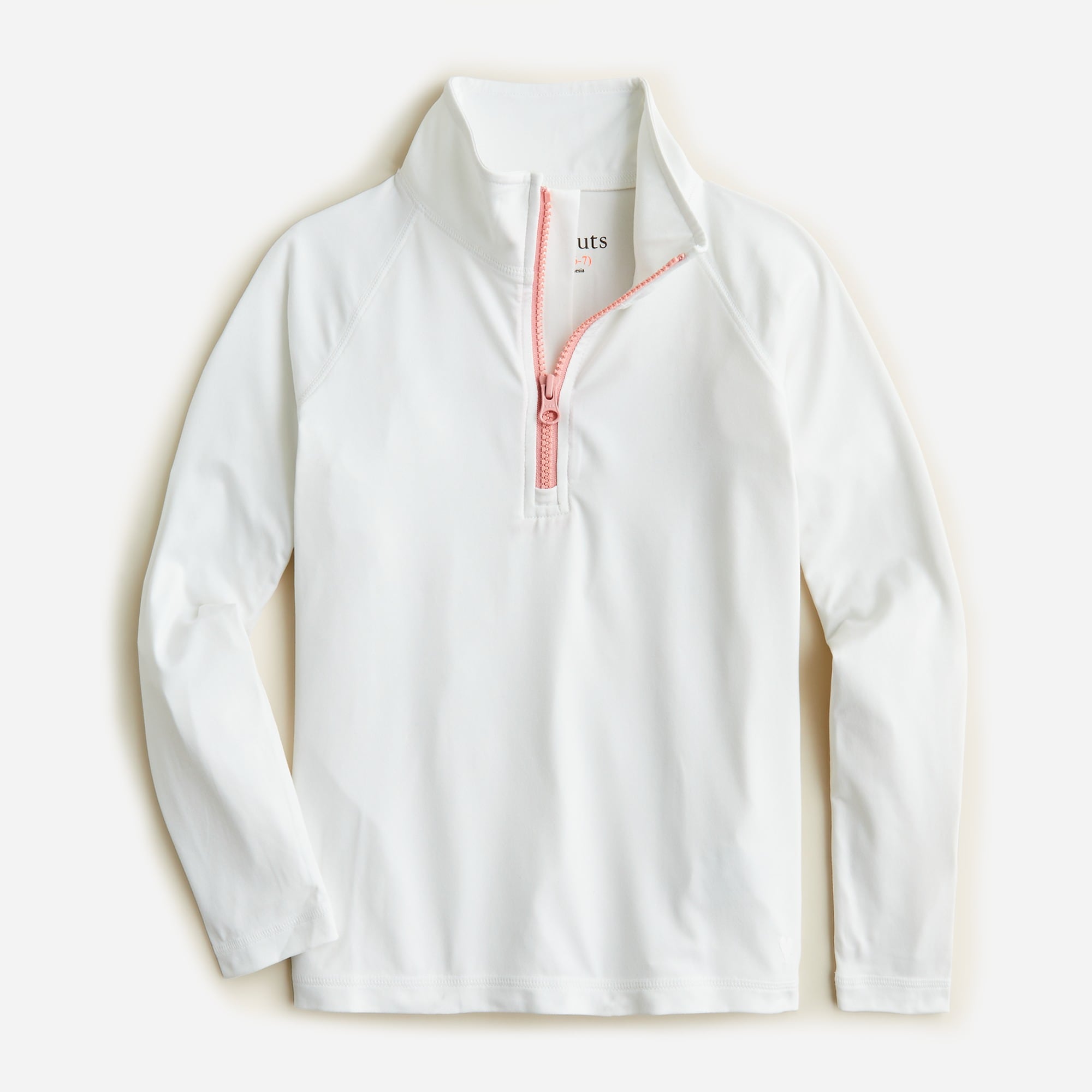 Girls' active half-zip