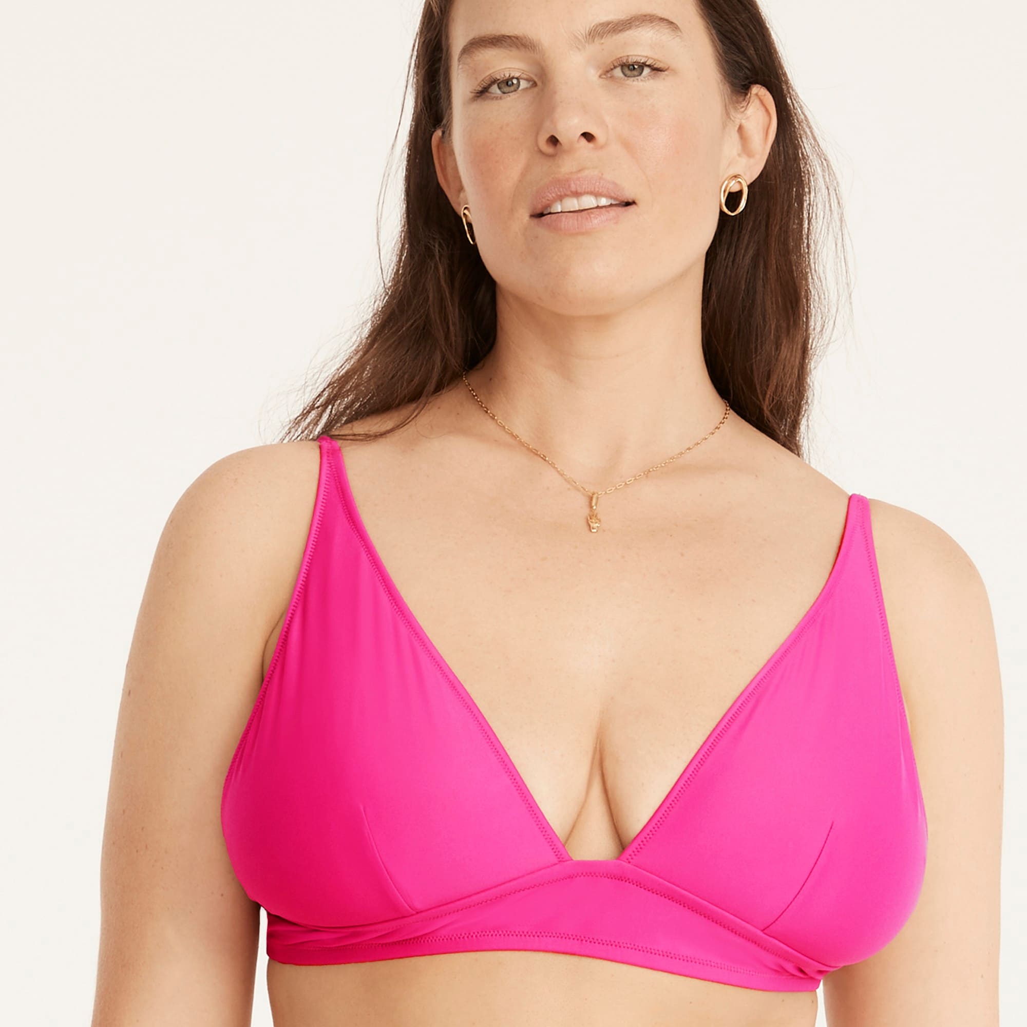 Plunge bikini top