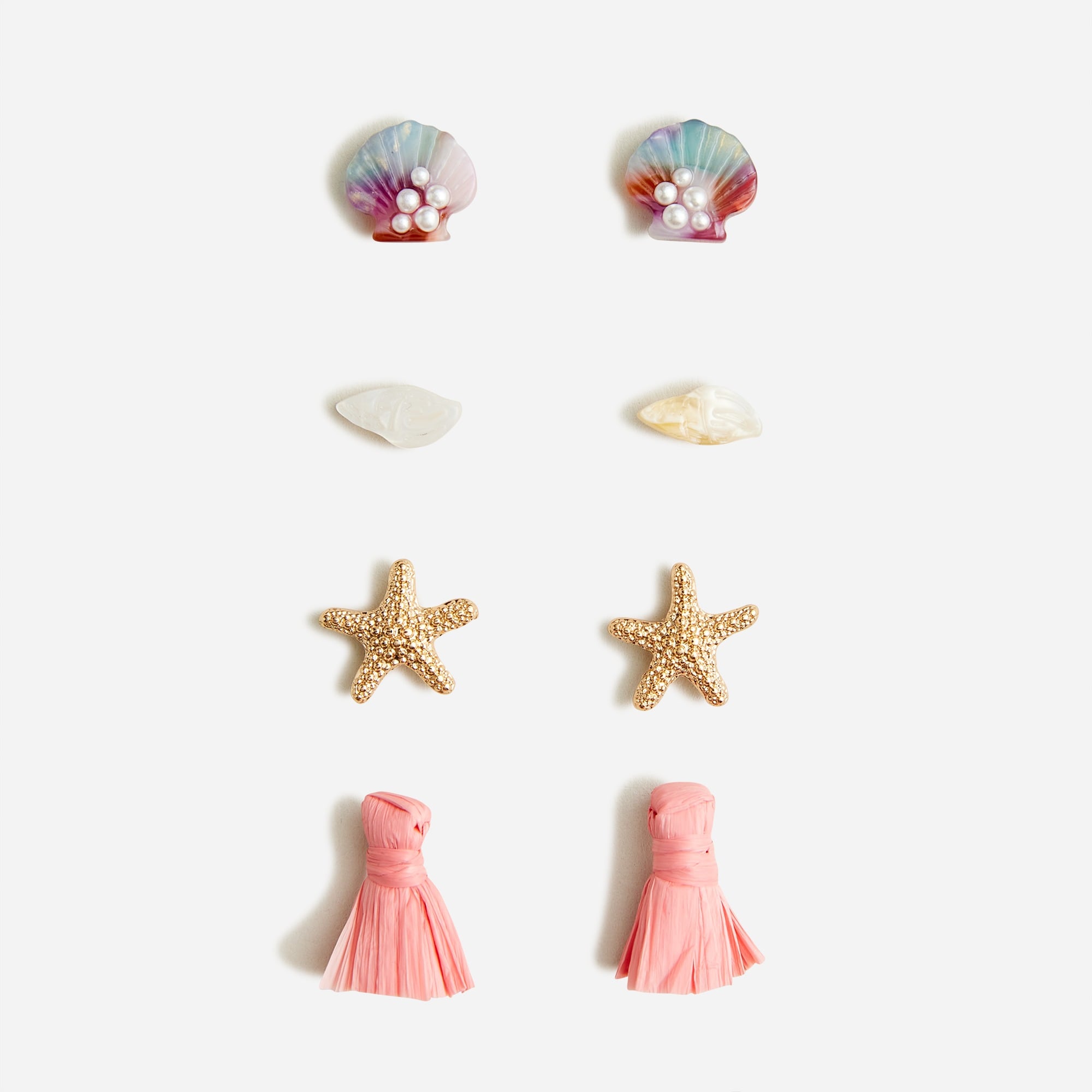 Girls' mermaid earrings pack