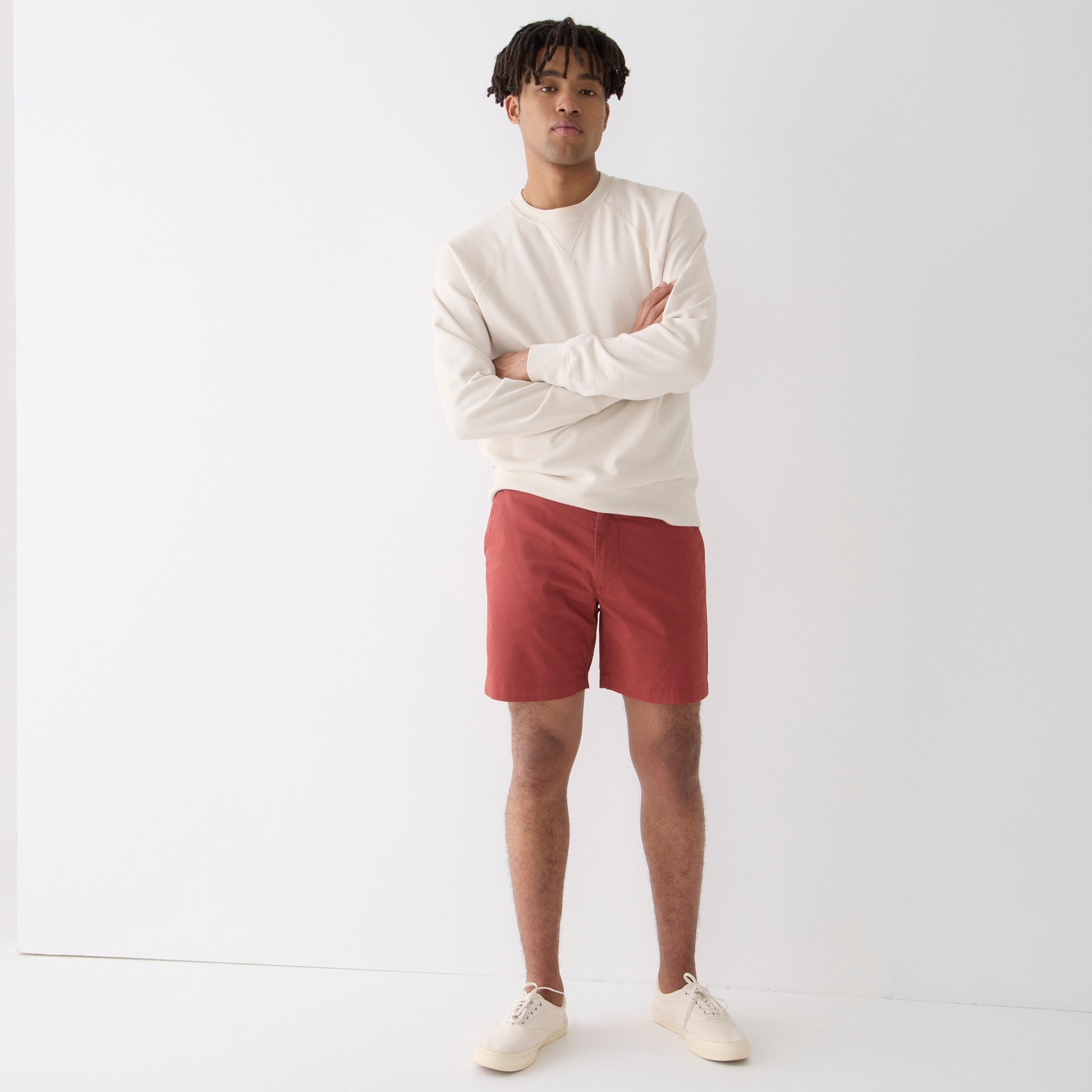 7" stretch chino short