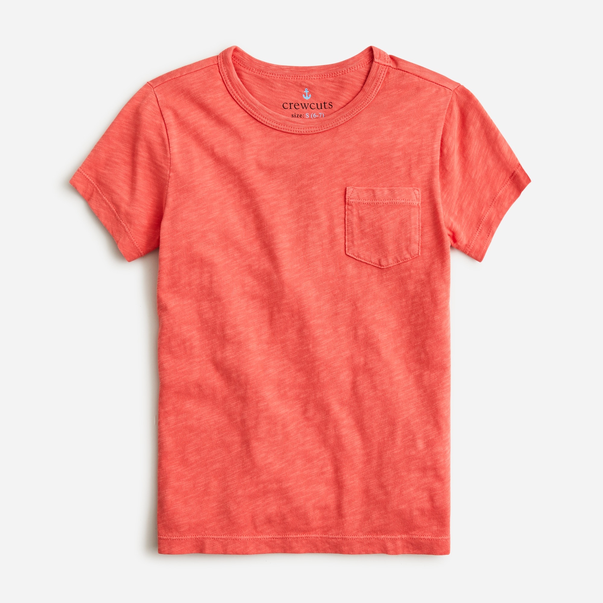 Kids' garment-dyed pocket T-shirt