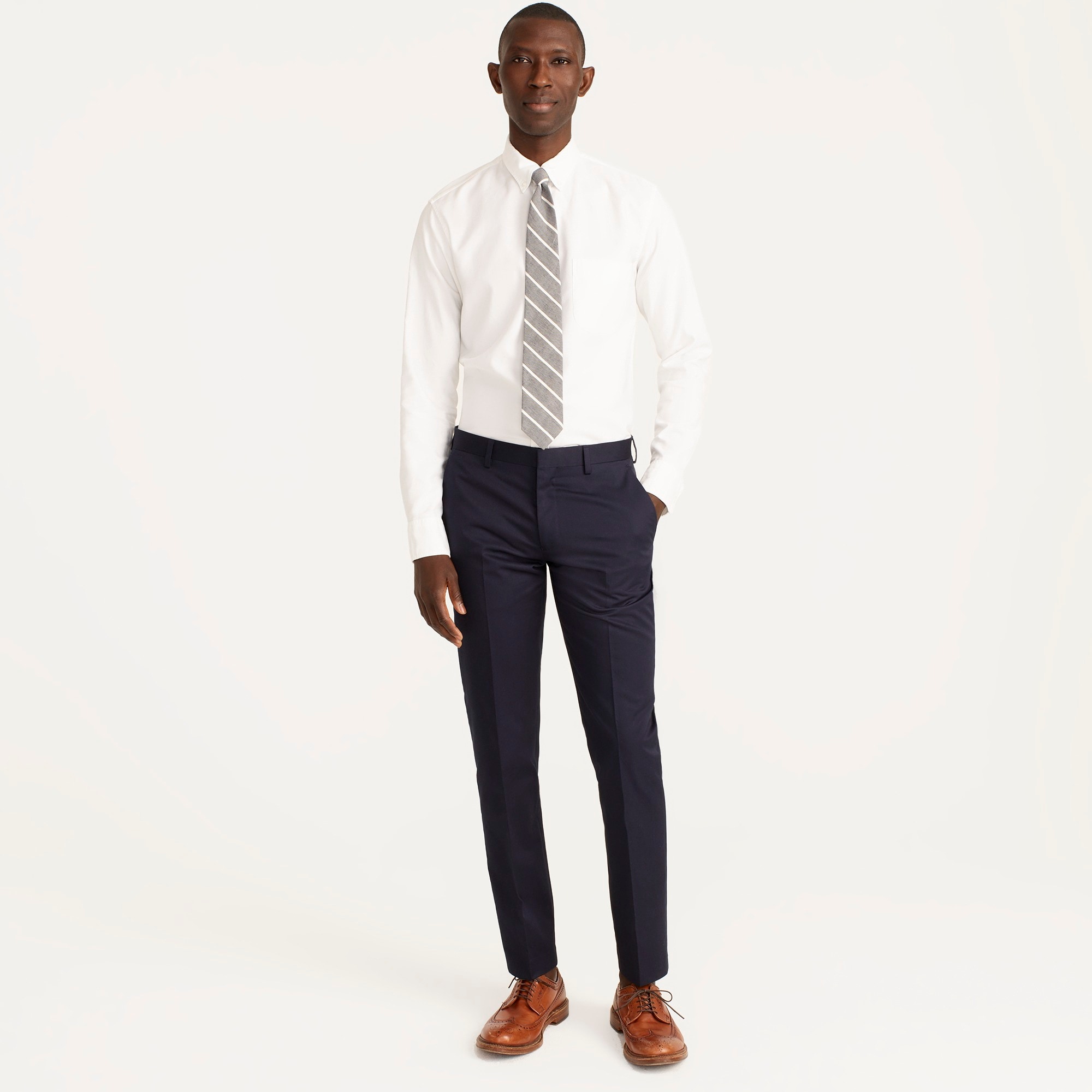 Ludlow Slim-fit suit pant in Italian chino