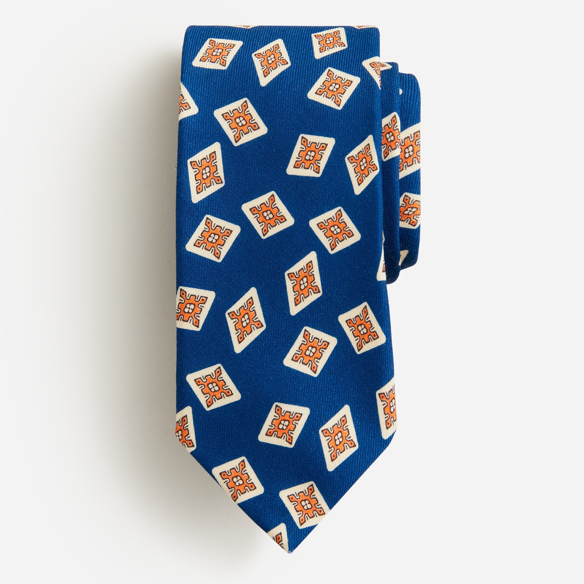 English wool challis tie