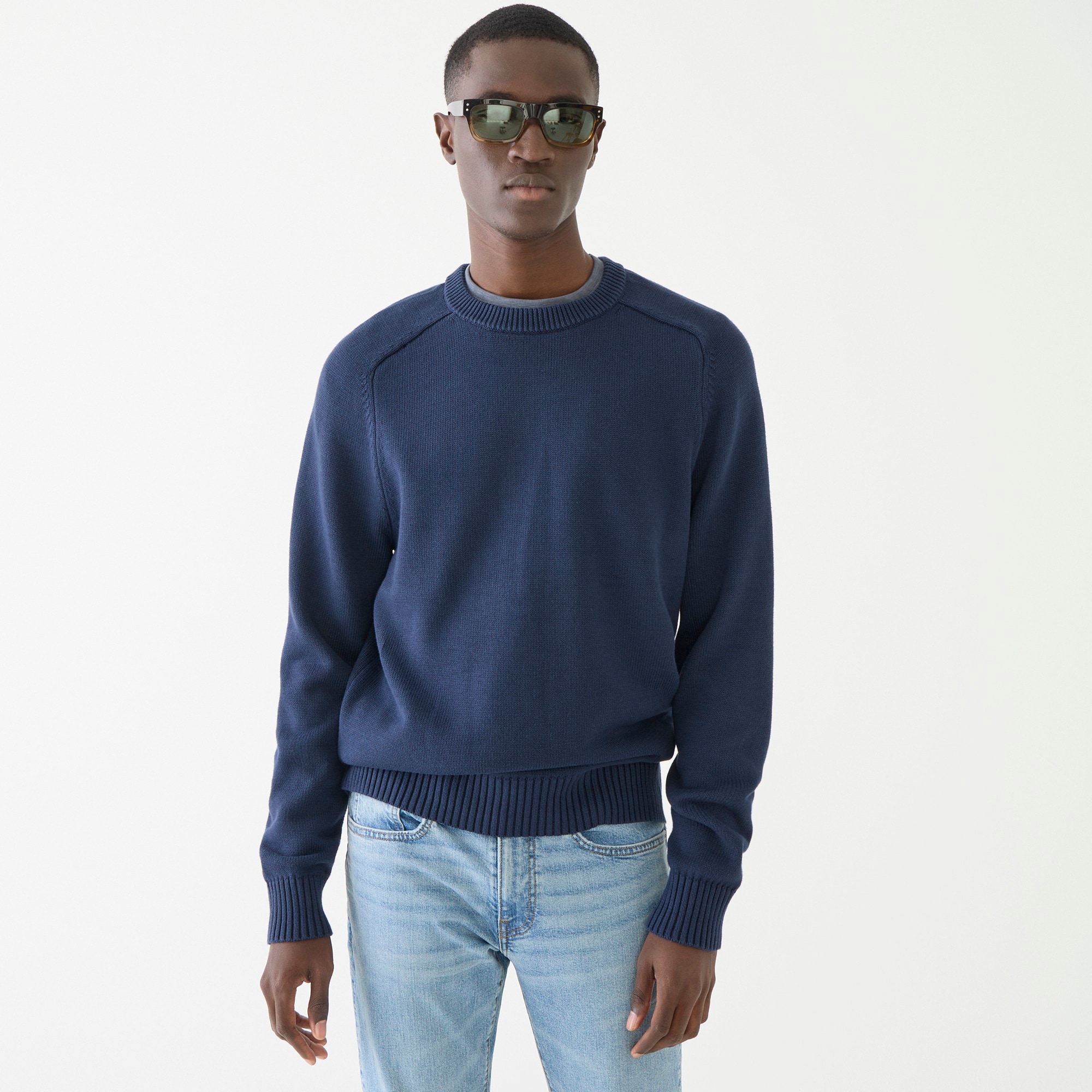 Heritage cotton crewneck sweater