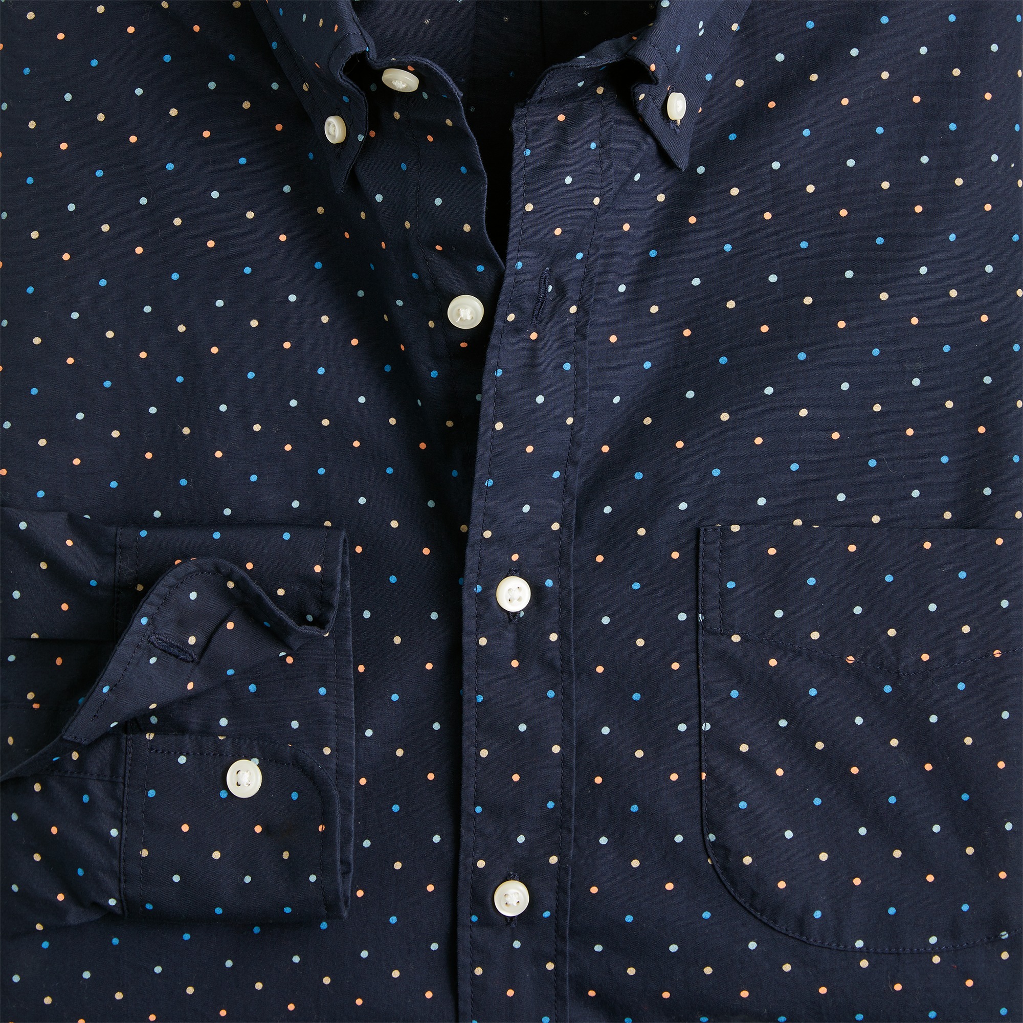 Secret Wash cotton poplin shirt