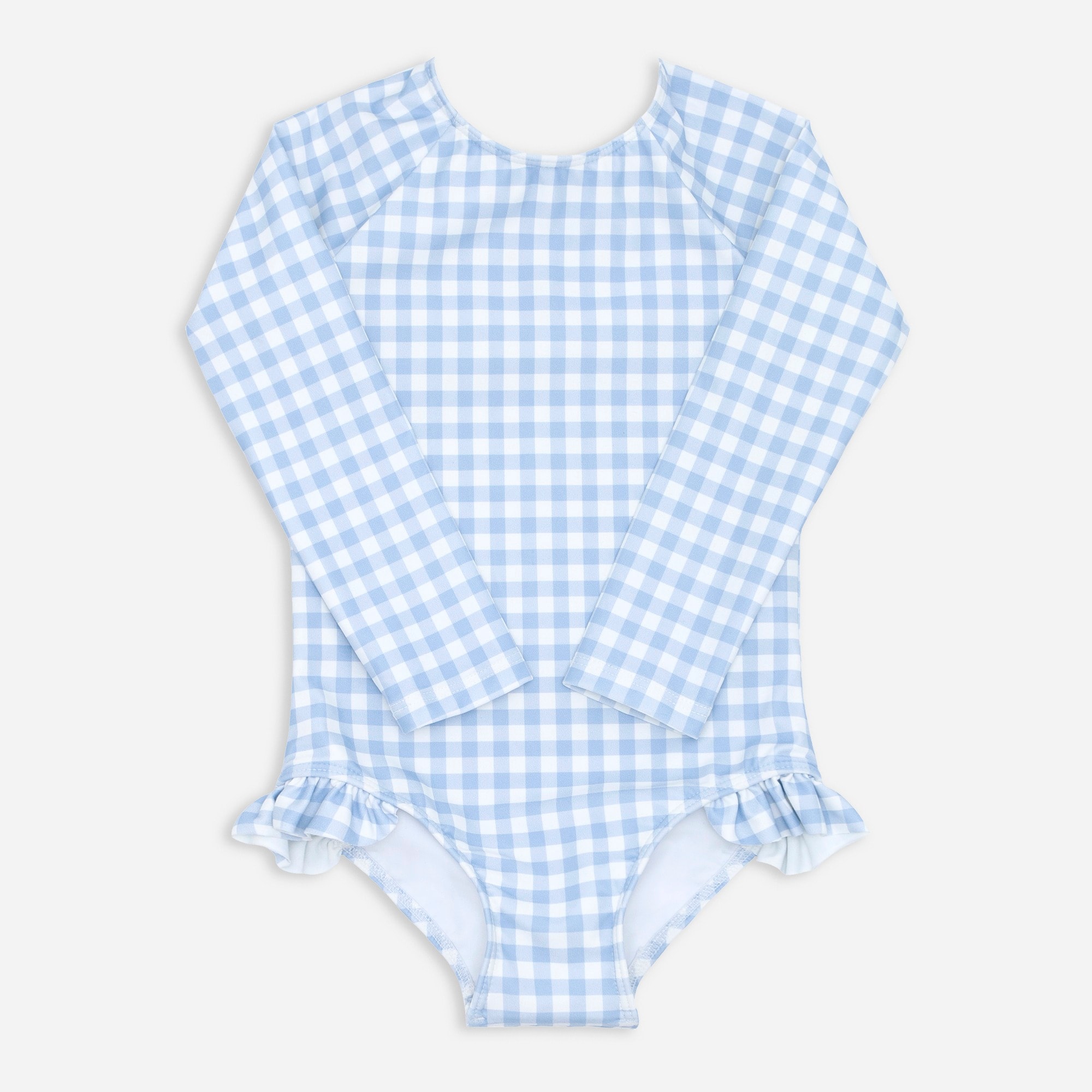 Girls' minnow rash guard one-piece
