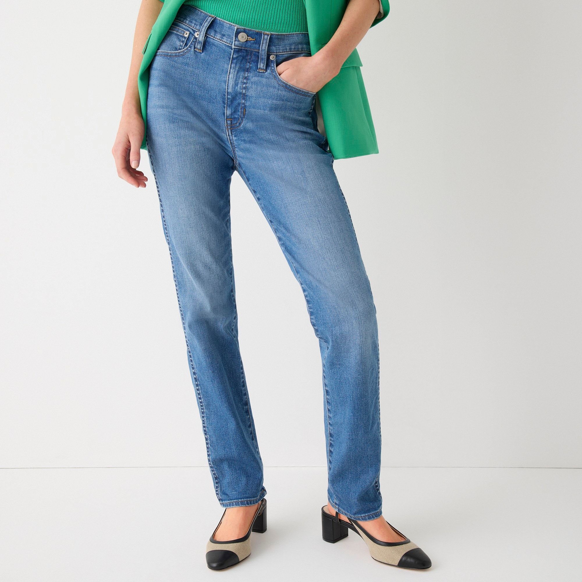 10" vintage slim-straight jean in Misty Surf wash