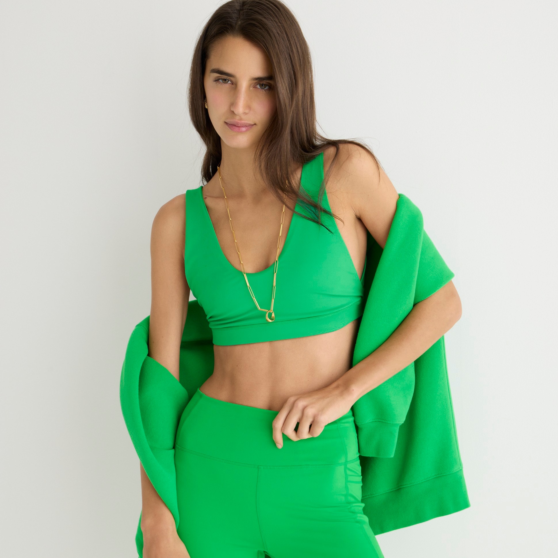 CloudStretch V-neck sports bra