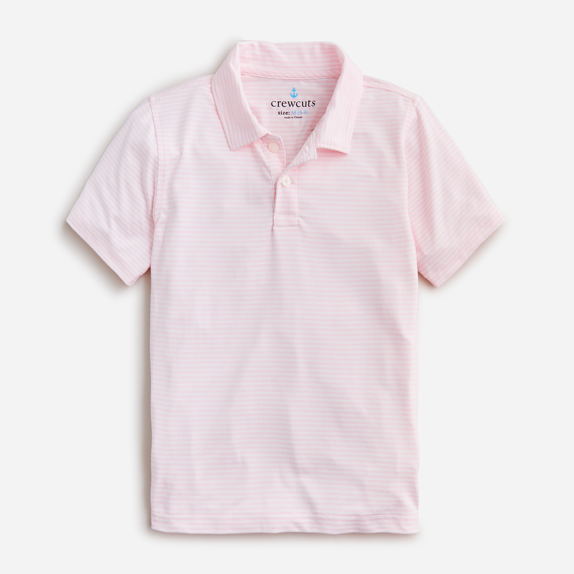 Boys' short-sleeve active polo shirt