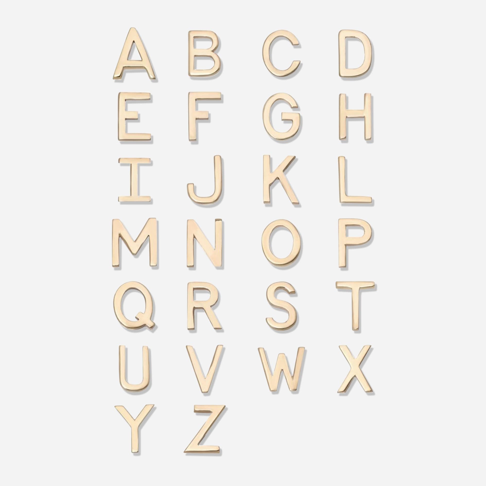 BYCHARI FINE INITIAL NECKLACE - ASYMMETRICAL