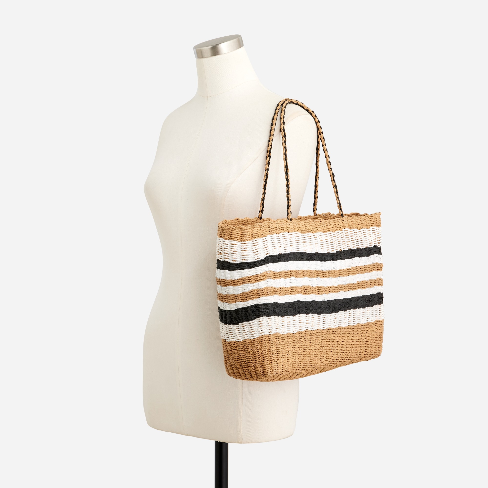 Marseille tote in straw