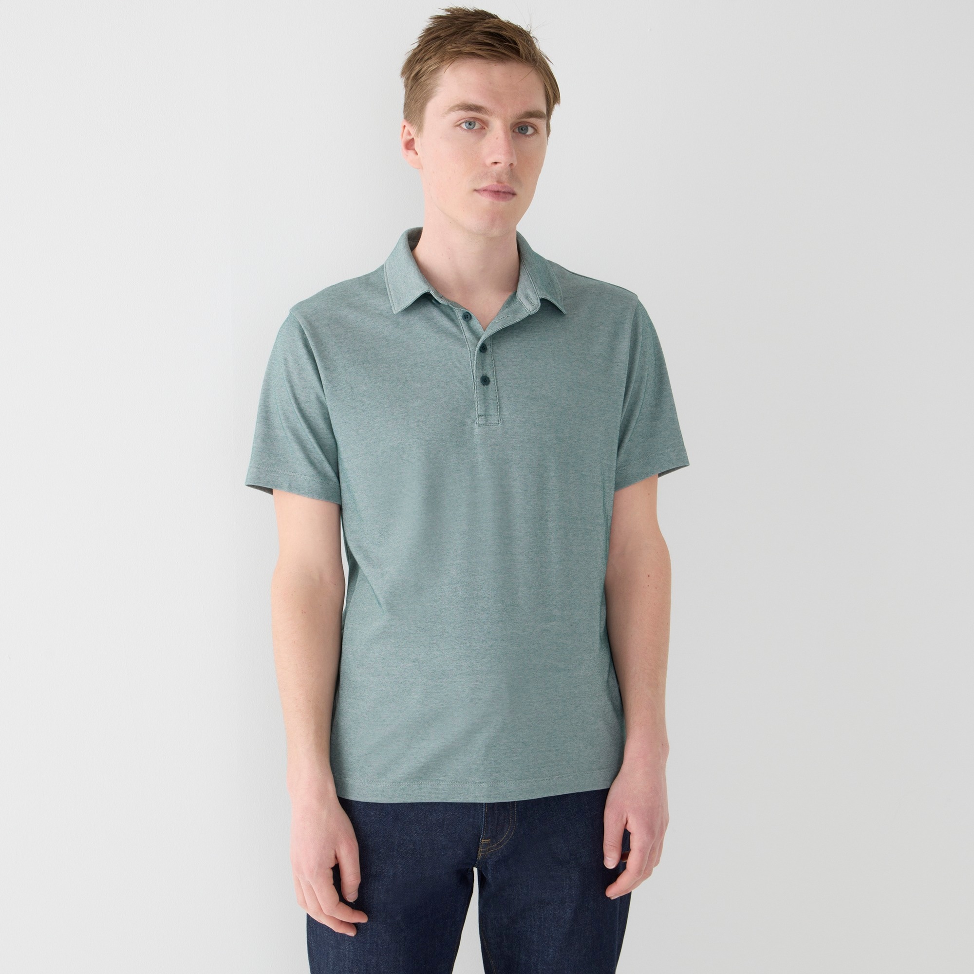 Performance polo shirt with COOLMAX®