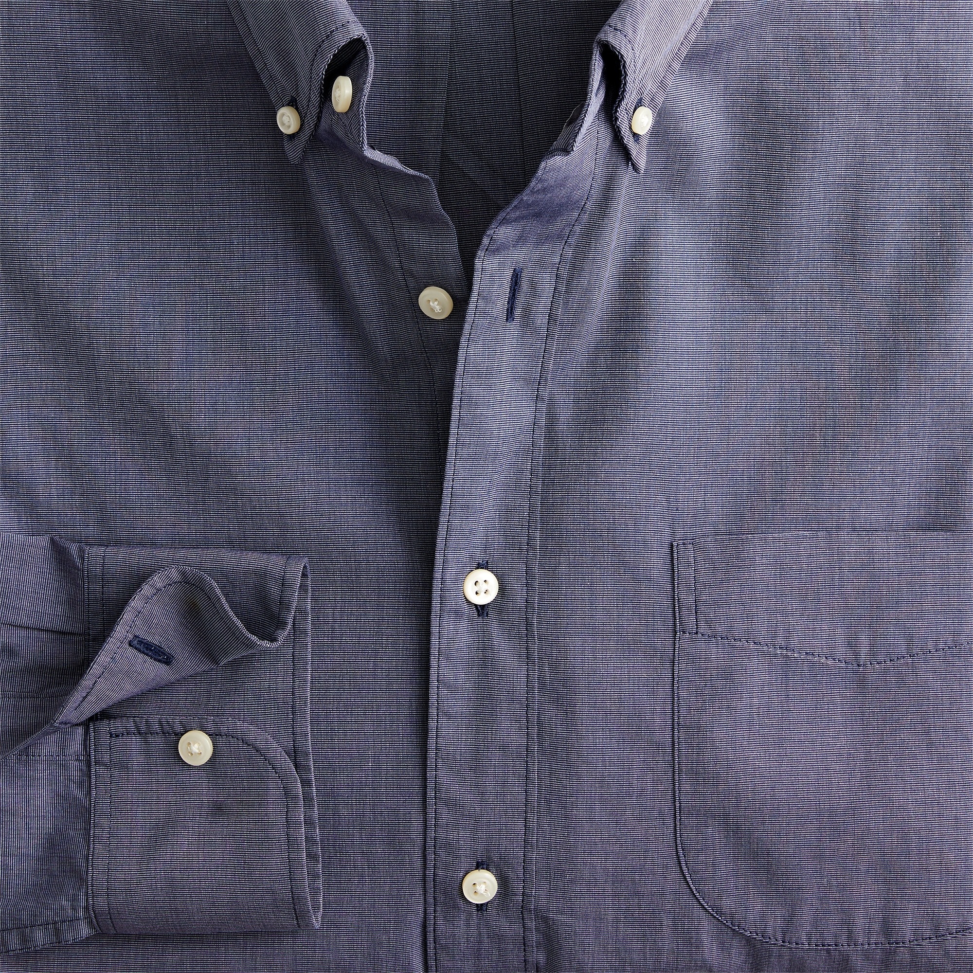 Secret Wash cotton poplin shirt
