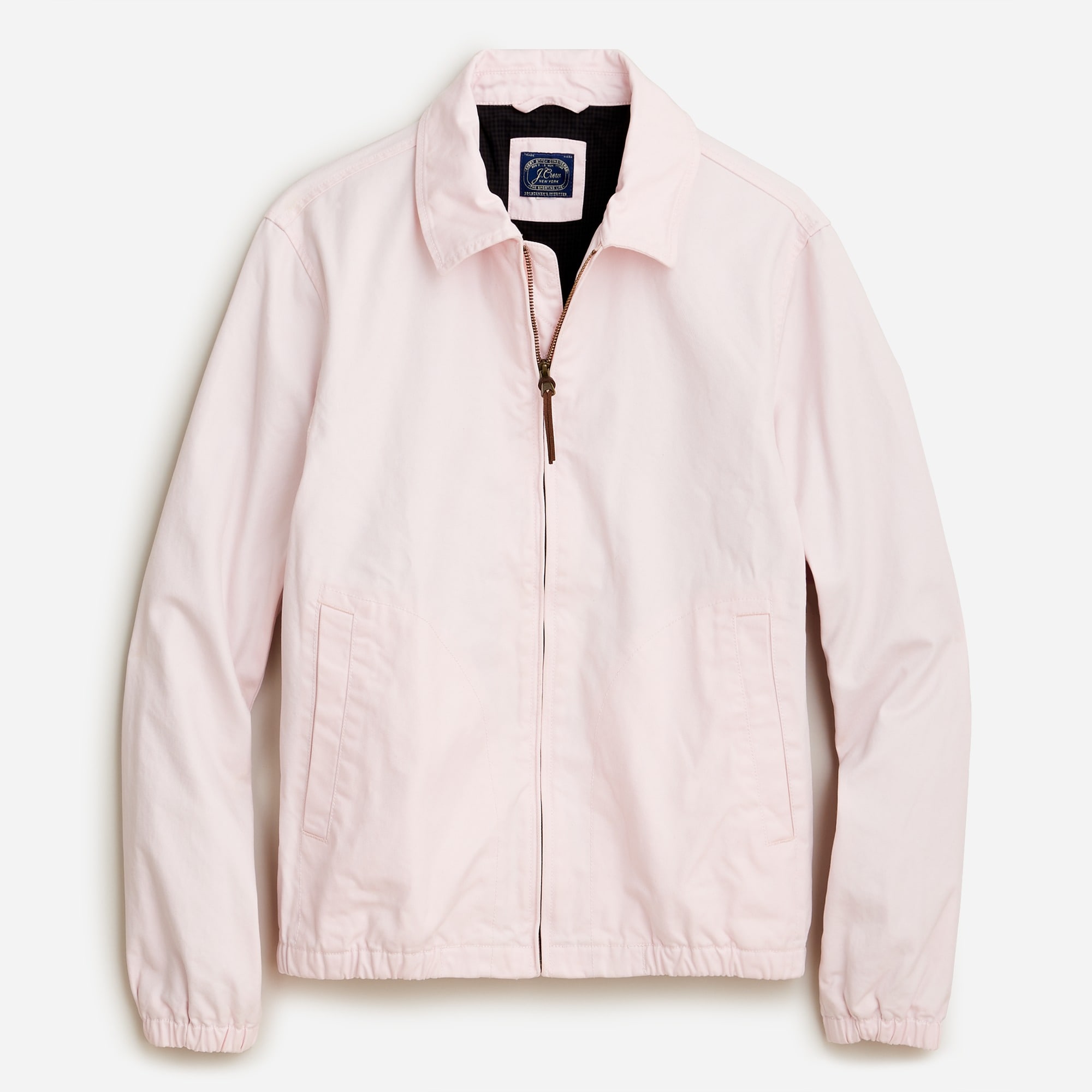 Harrington jacket in cotton twill