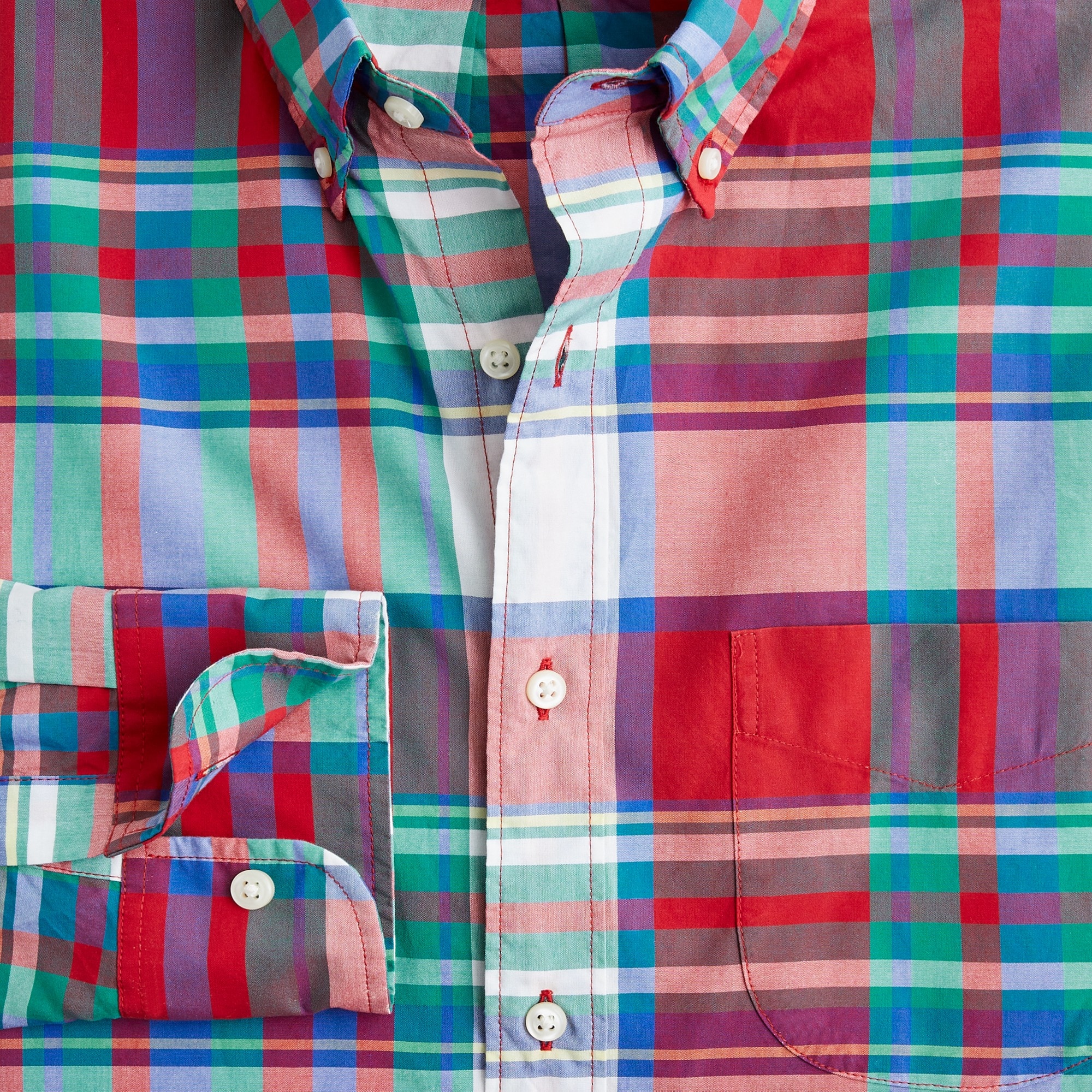 Secret Wash cotton poplin shirt