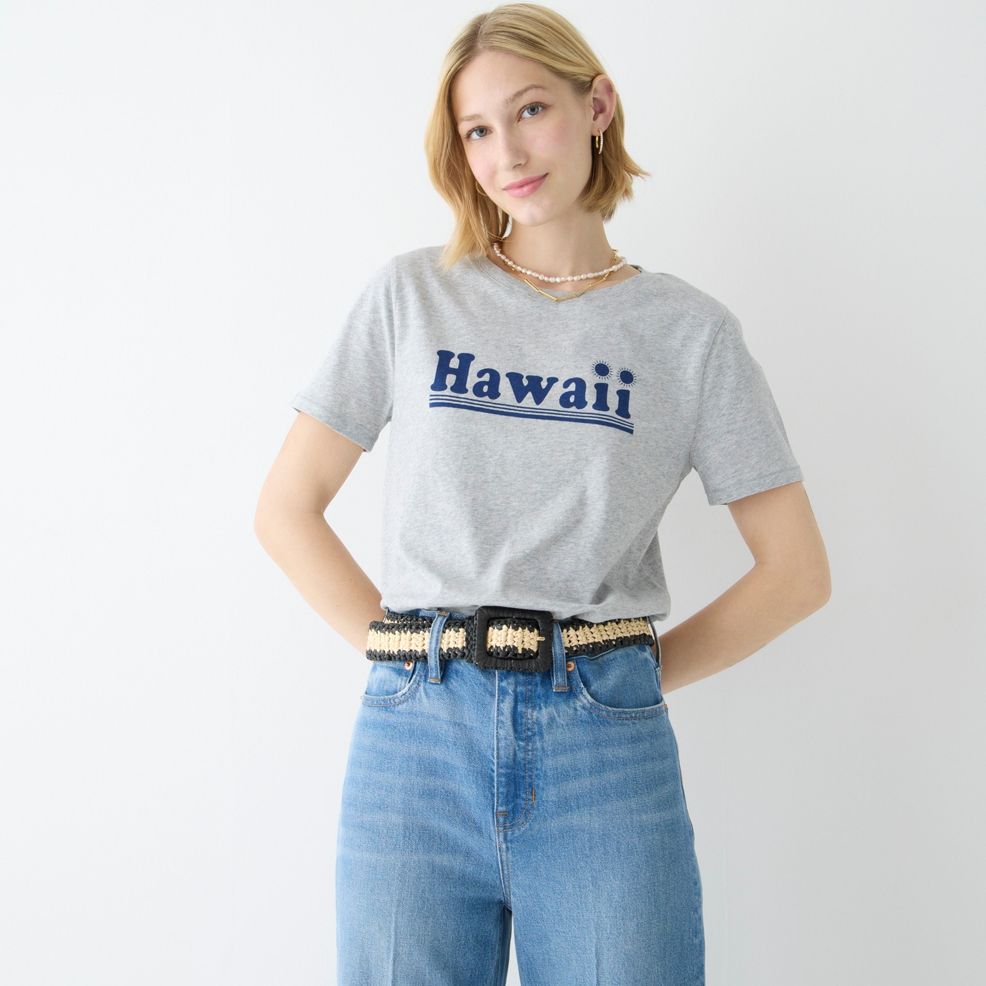 Classic-fit Hawaii graphic T-shirt