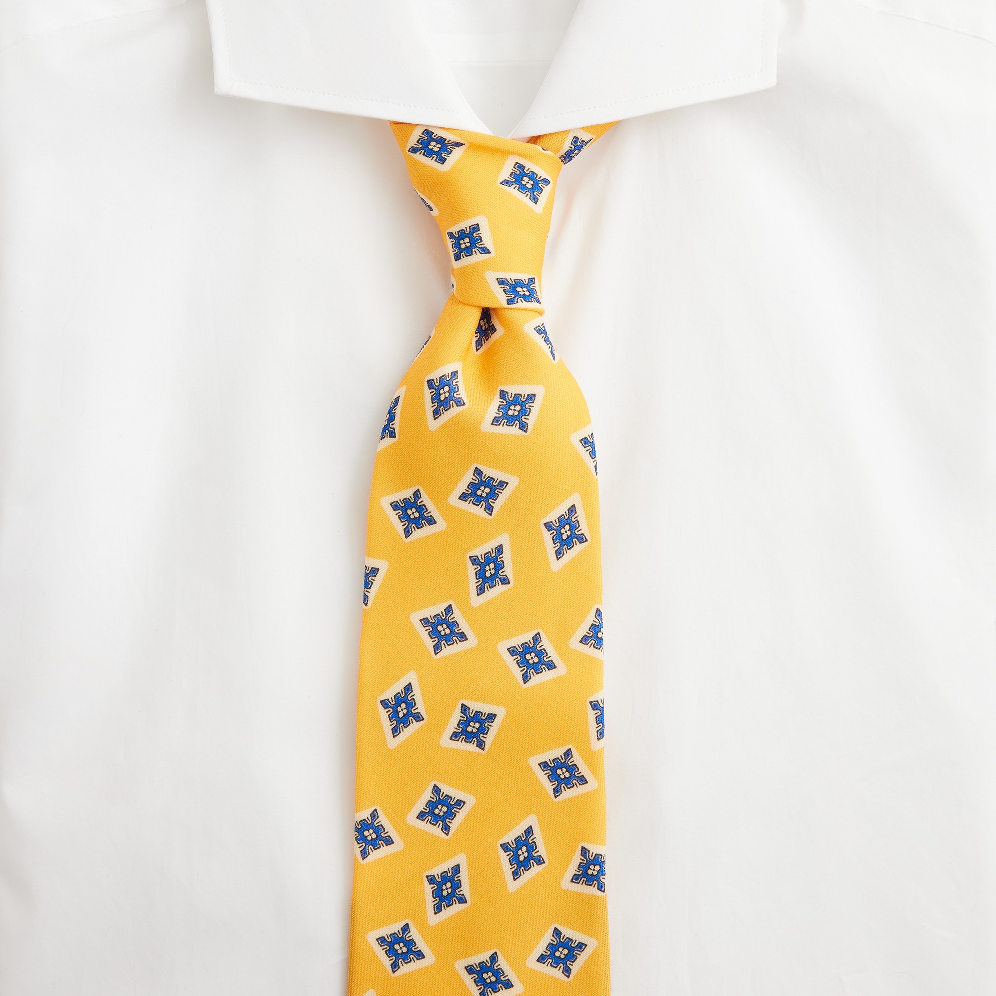 English wool challis tie