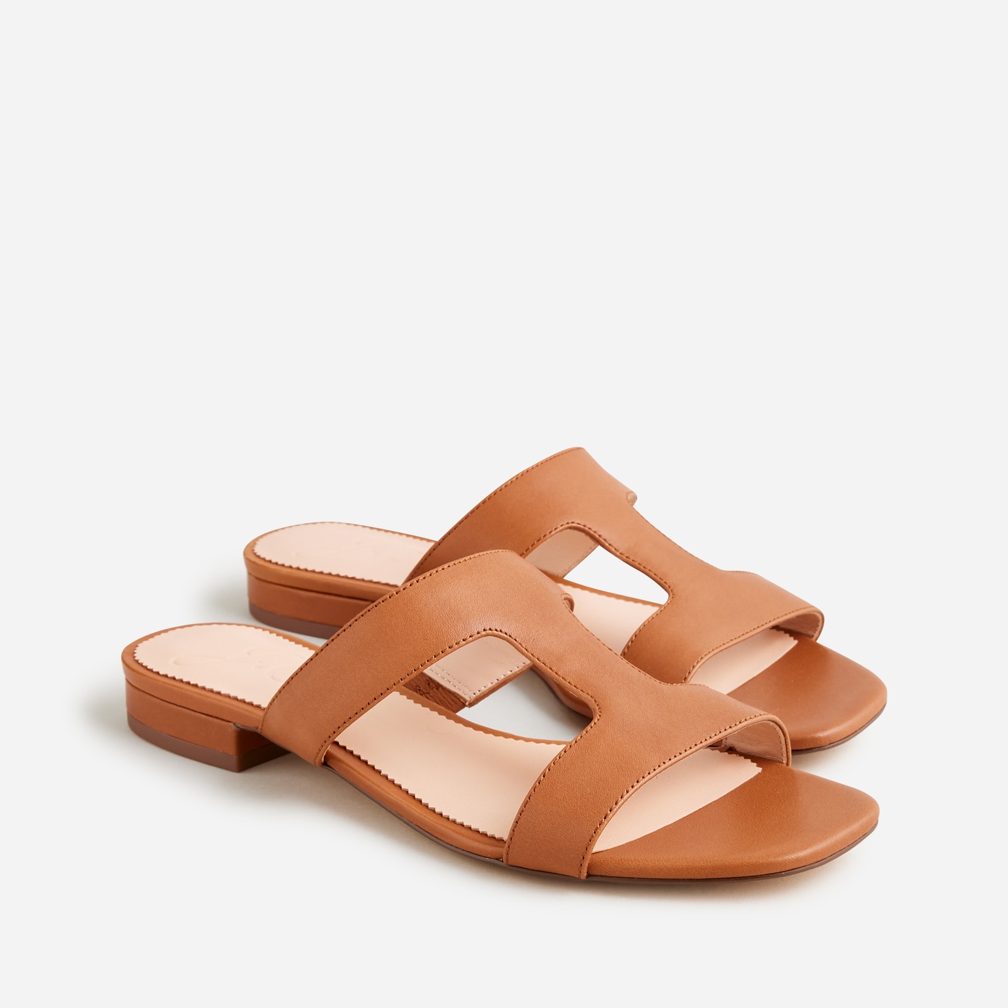 Hazel cutout sandals in leather