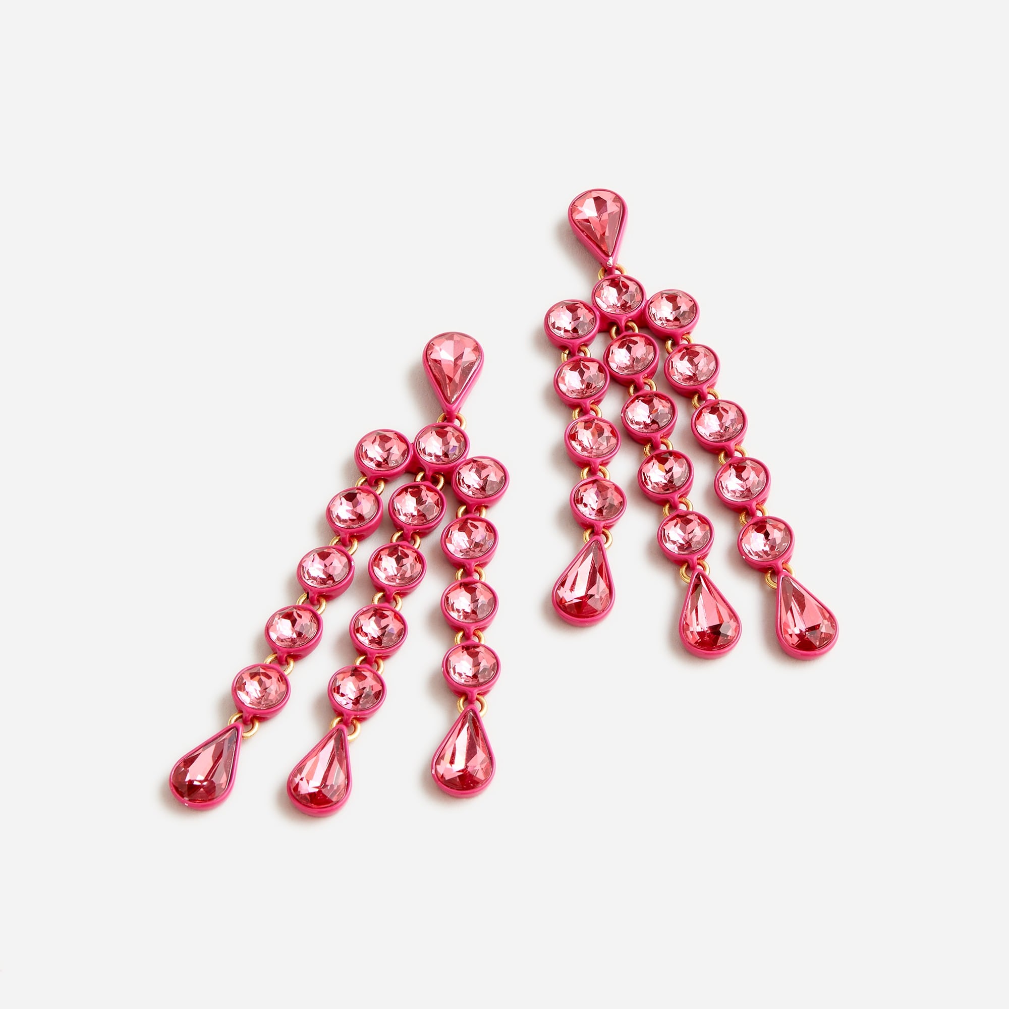 Sparkly waterfall earrings
