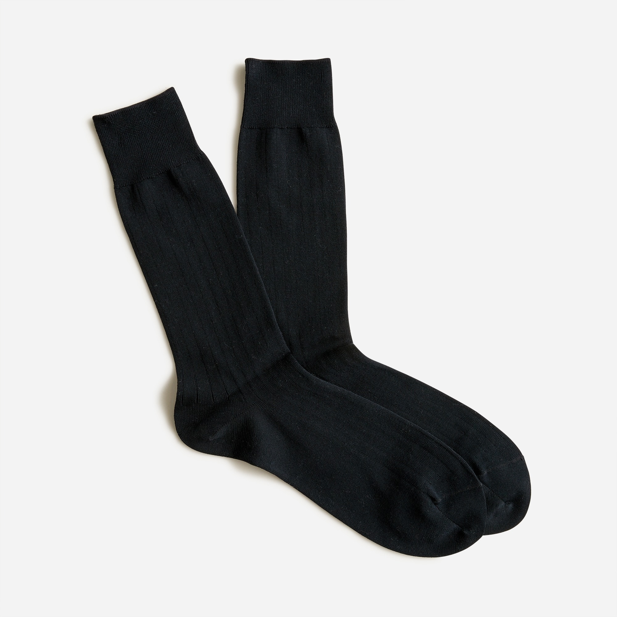 Ribbed dress socks