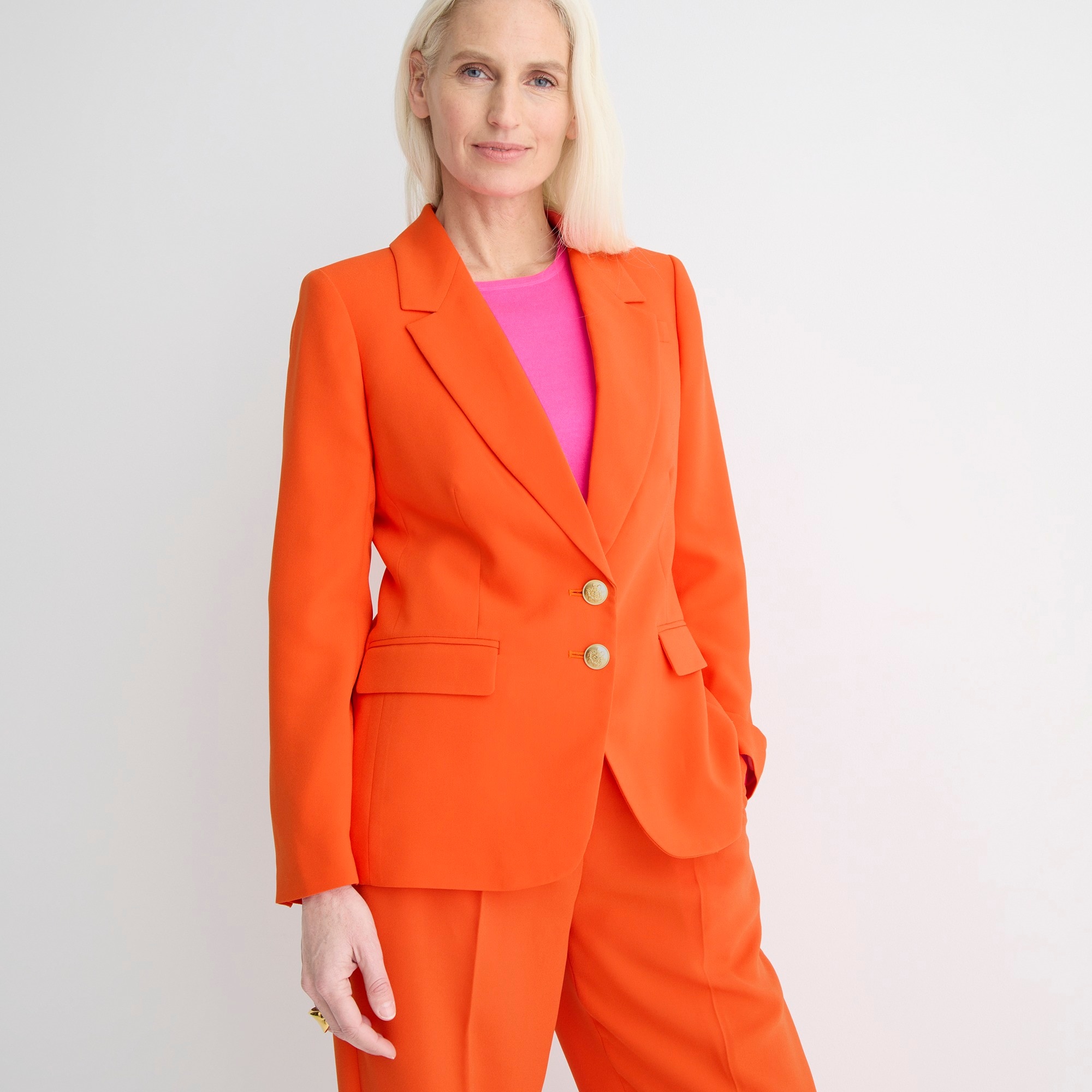 Willa blazer in city crepe