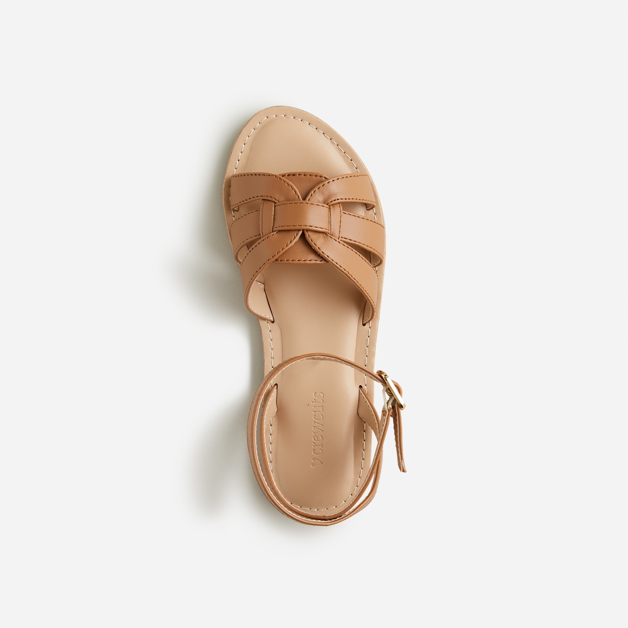 Girls' basketweave sandals
