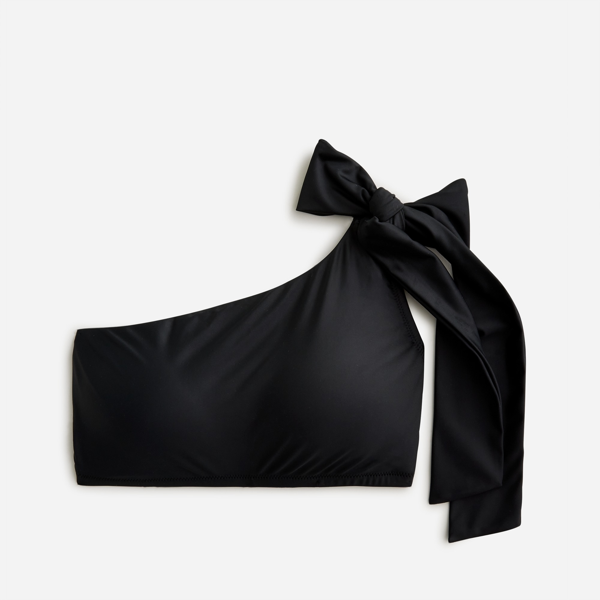 Bow one-shoulder bikini top