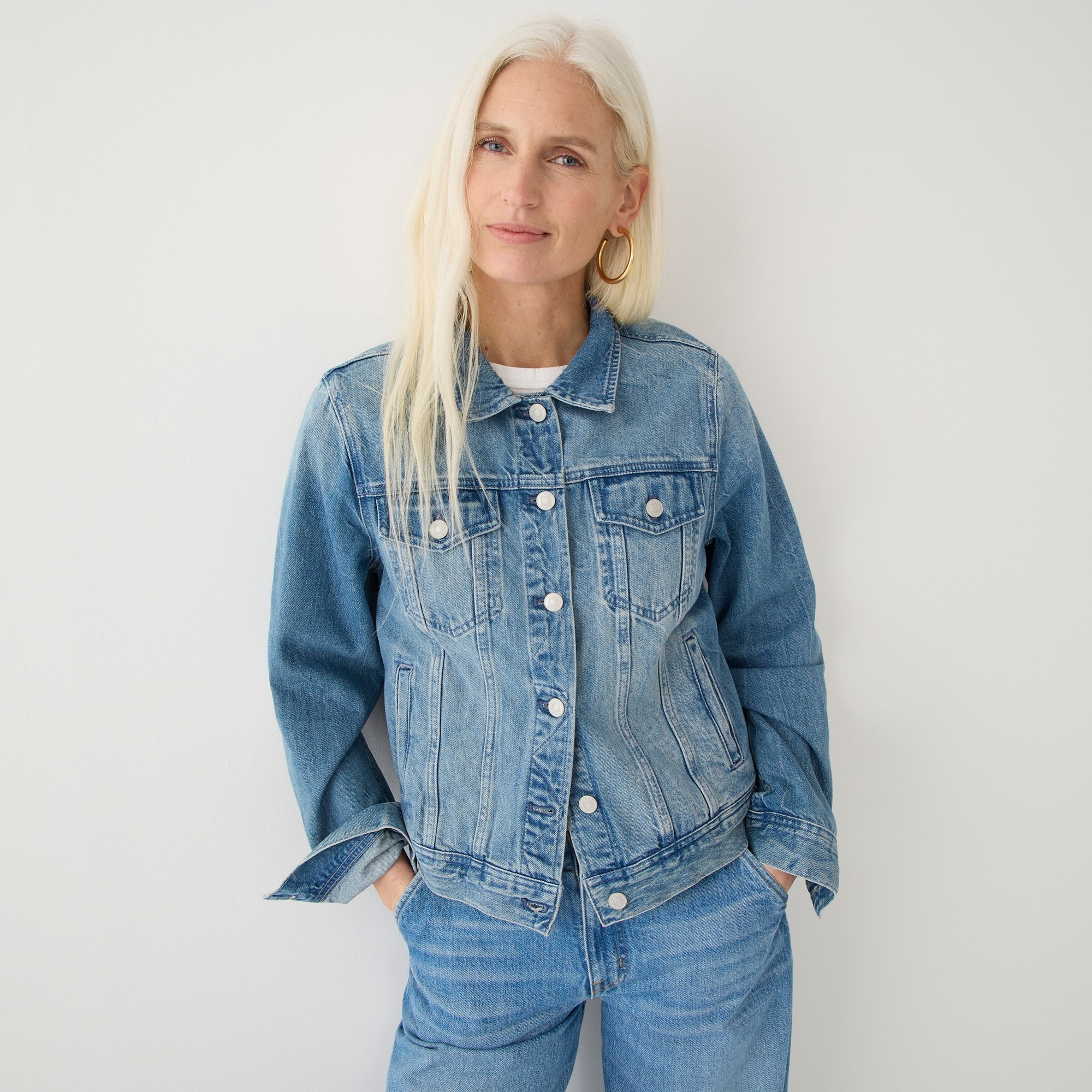 Classic denim jacket in Brilliant Day wash