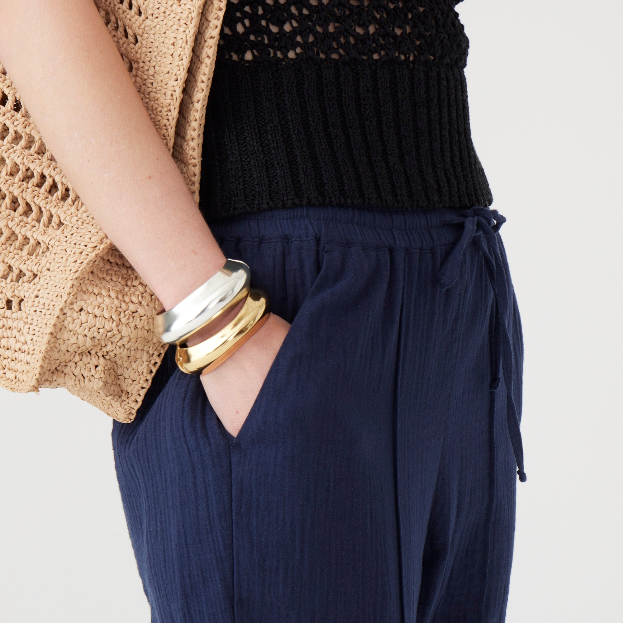 New seaside pant in soft gauze