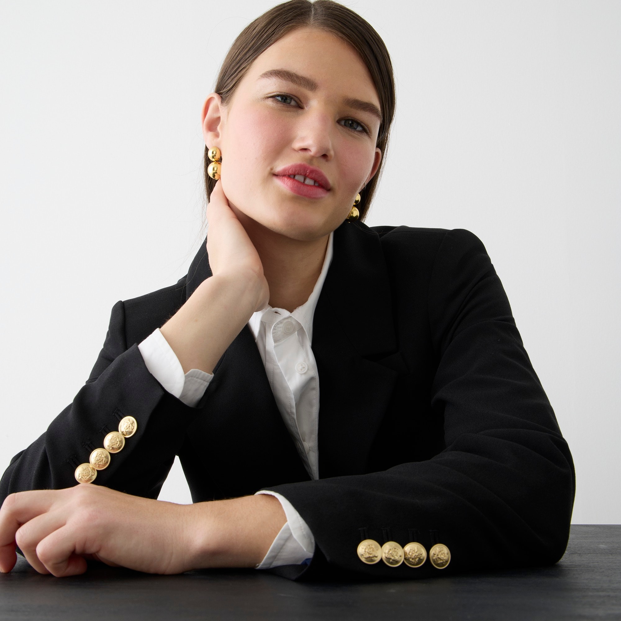 Willa blazer in city crepe