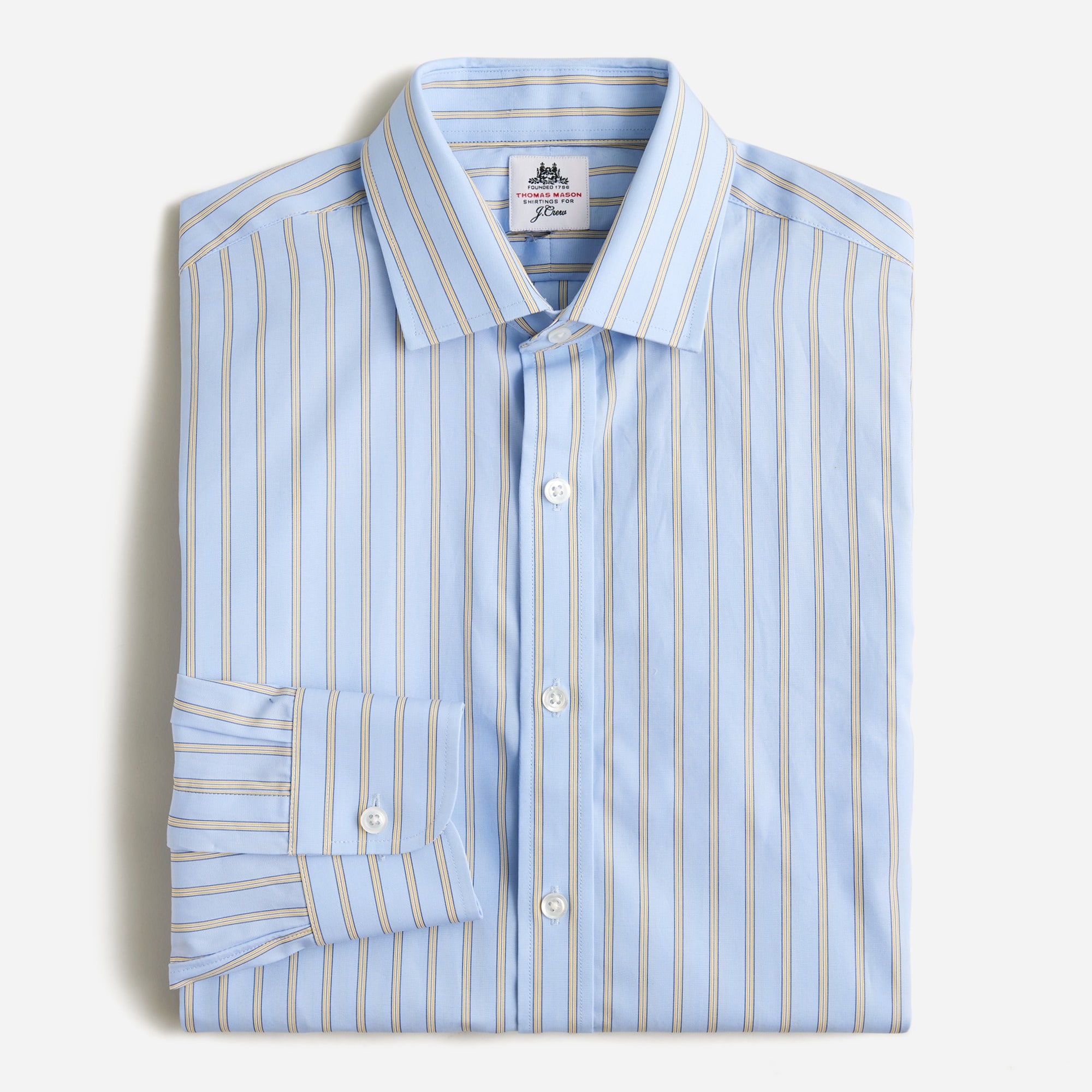 Thomas Mason® for J.Crew spread-collar dress shirt