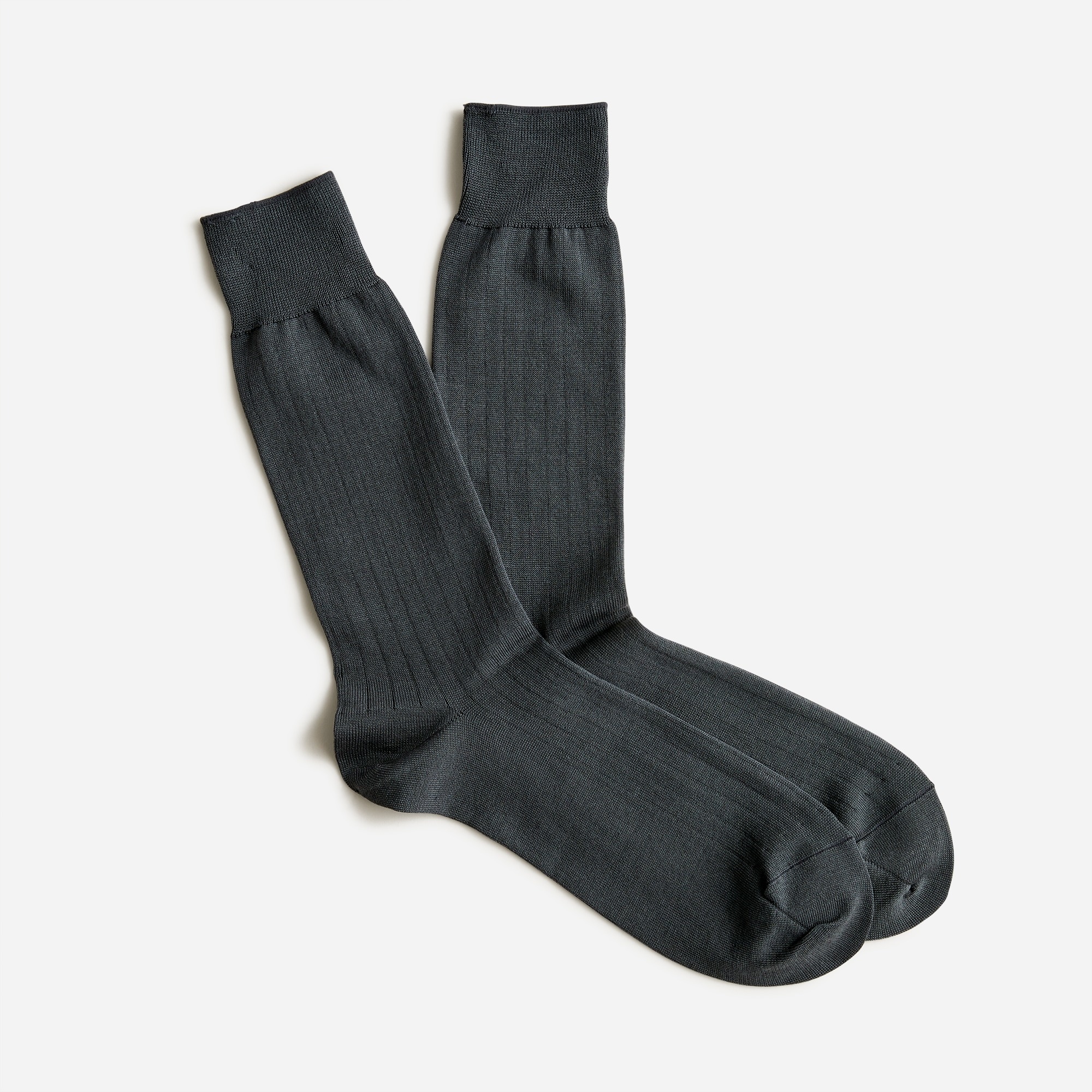 Ribbed dress socks