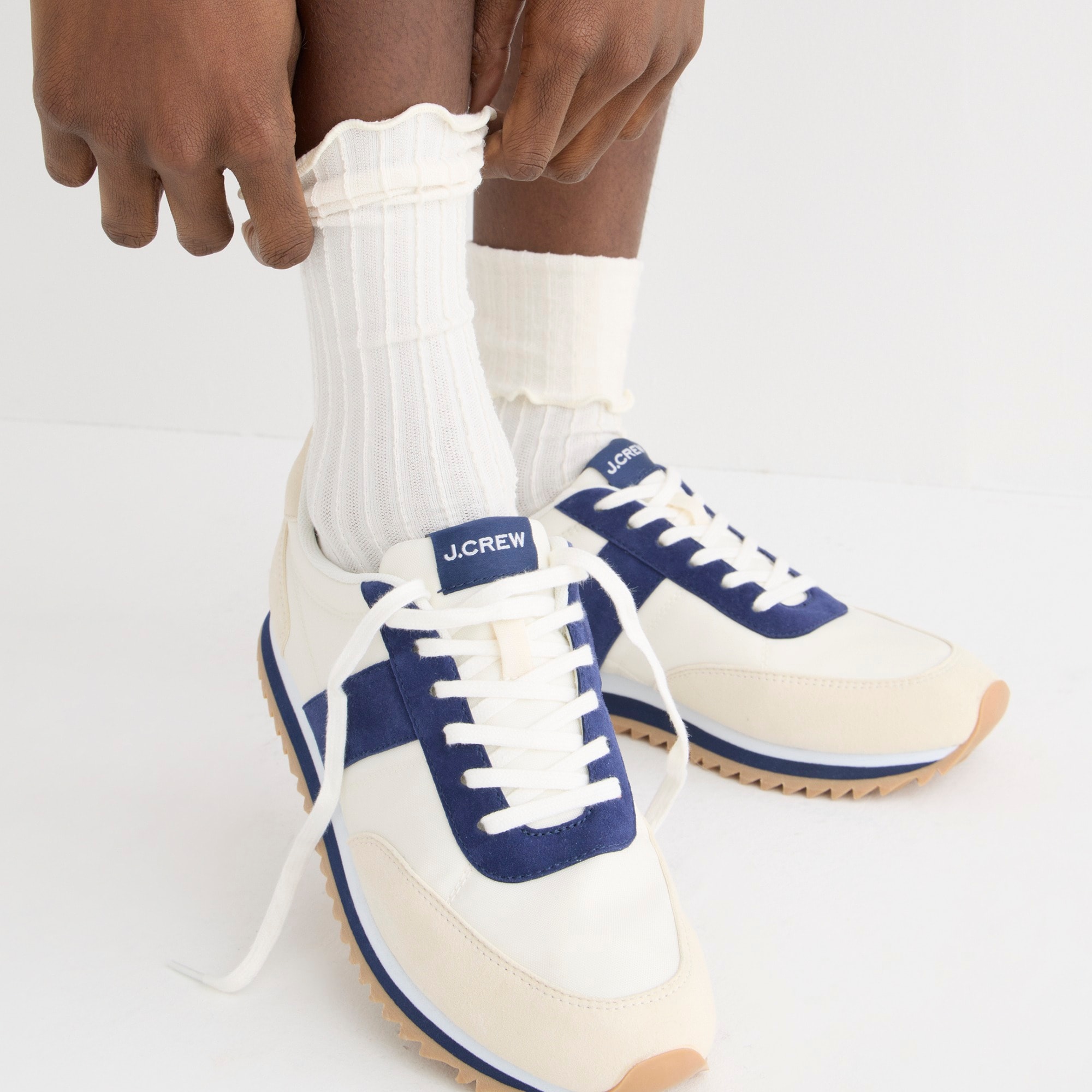 Pointelle ruffle socks 3-pack