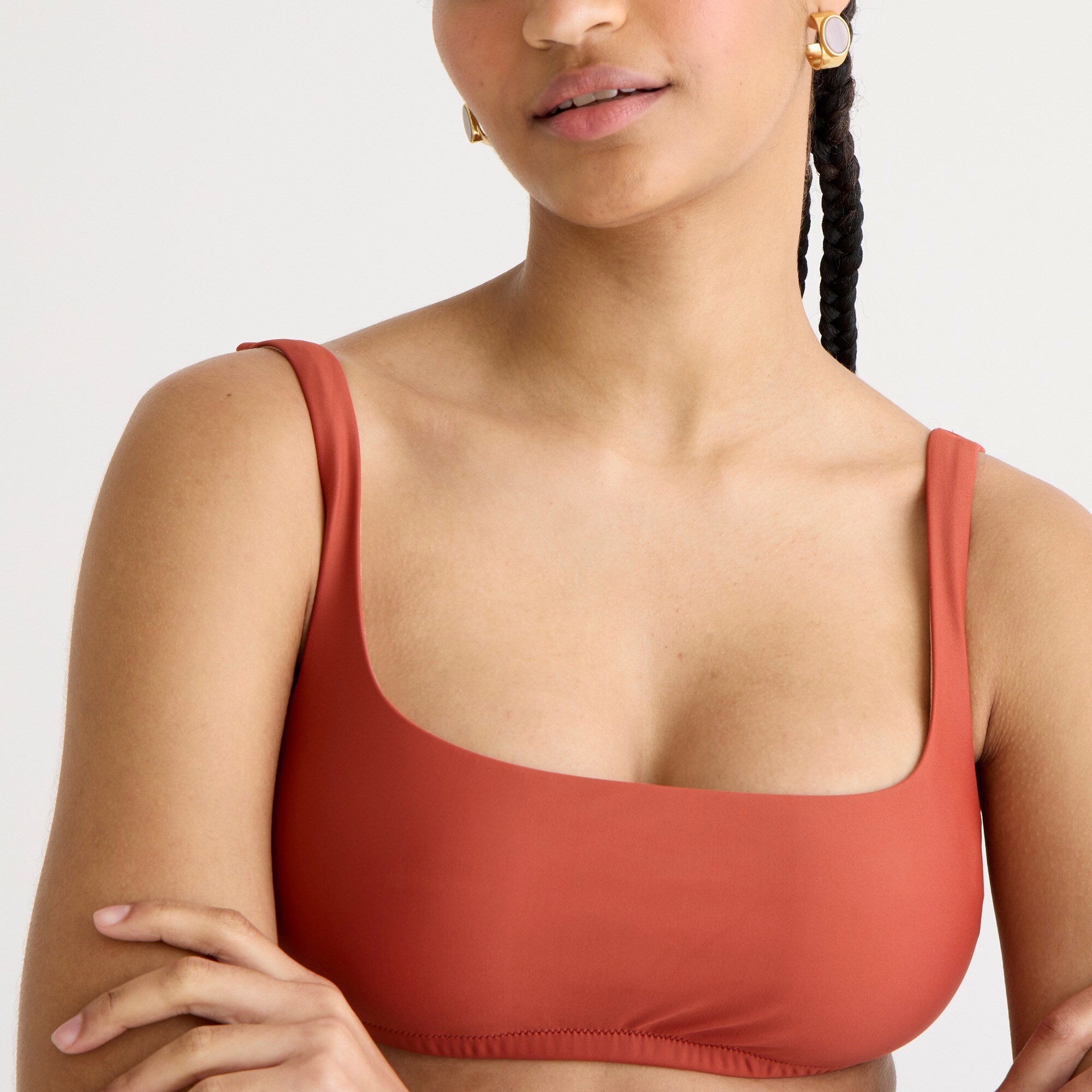 Squareneck bikini top