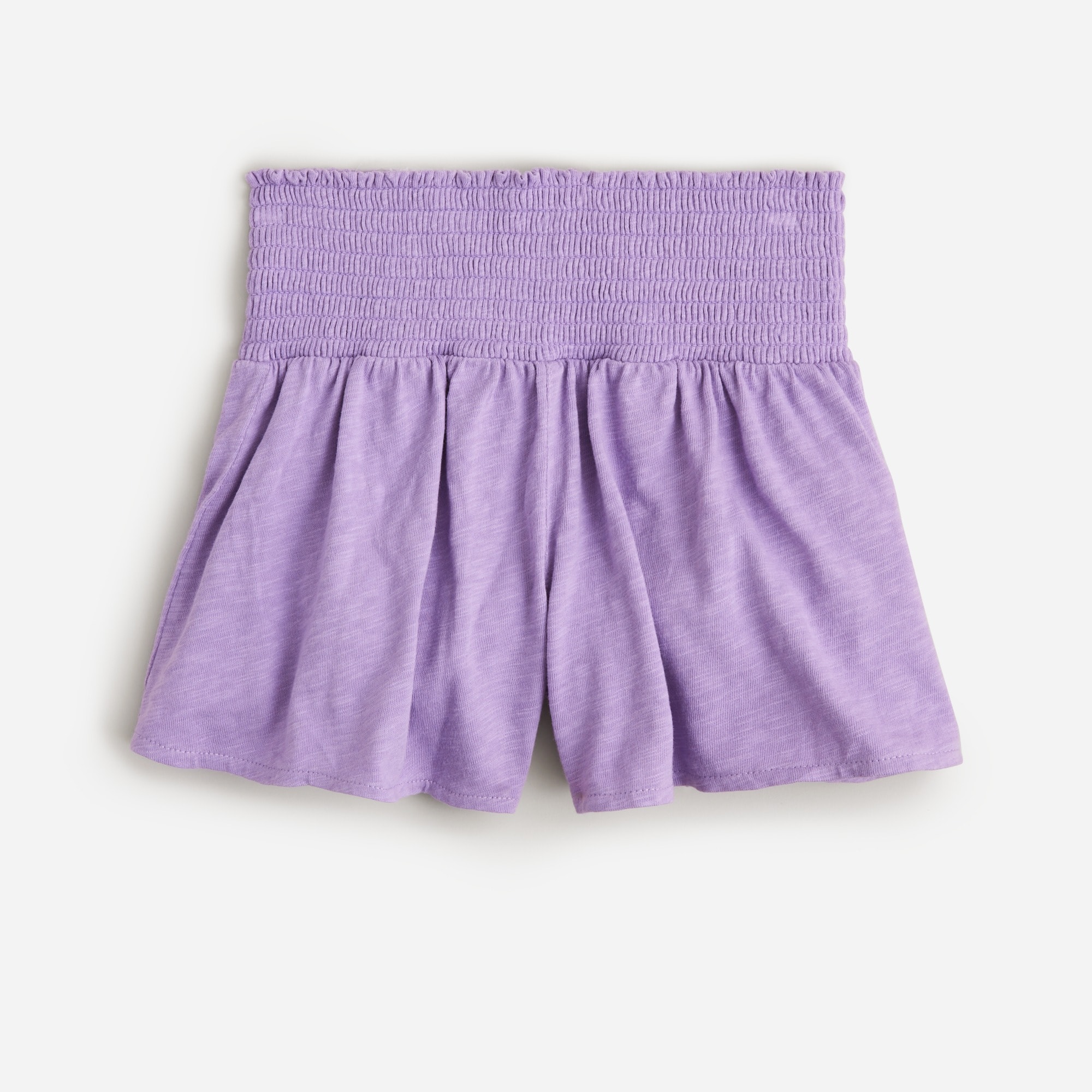 Girls' smocked-waist short
