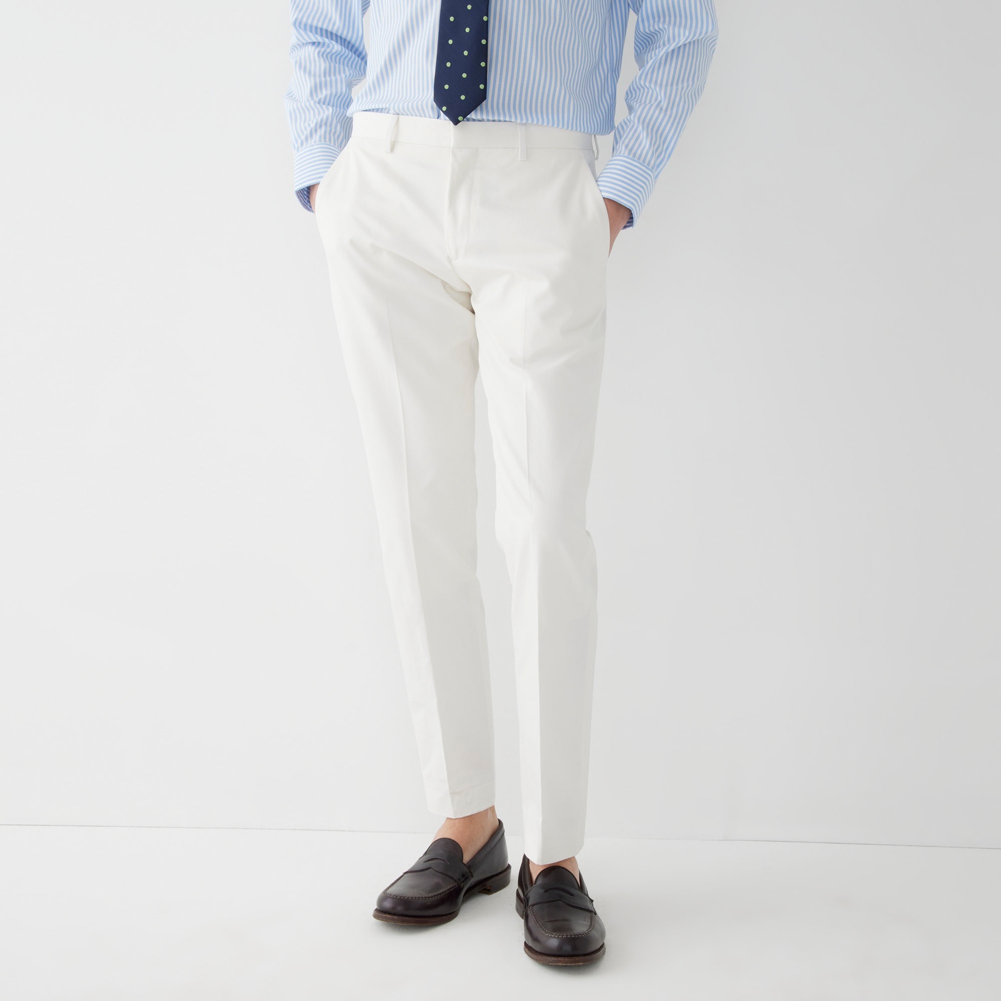 Ludlow Slim-fit suit pant in Italian chino