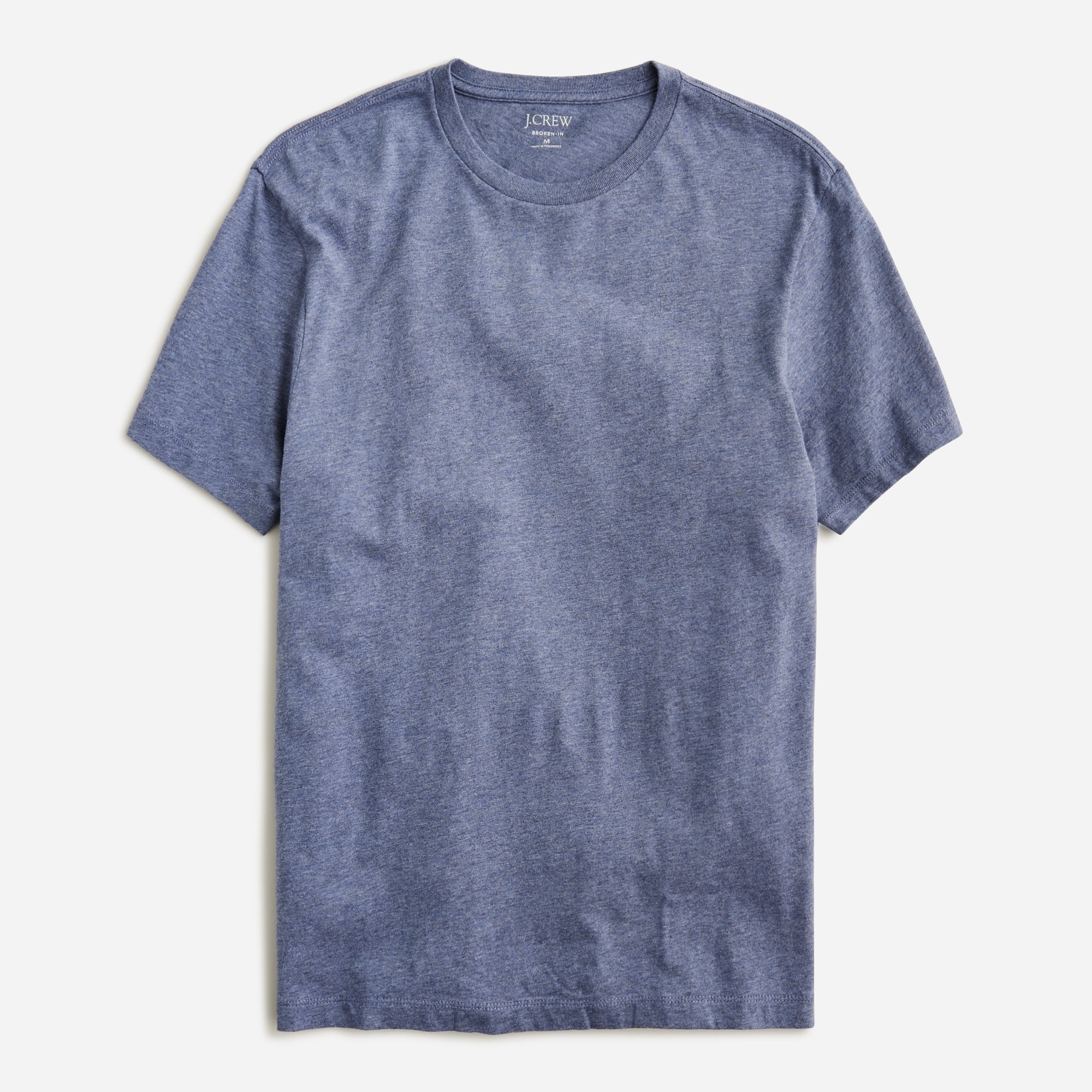 Broken-in short-sleeve T-shirt