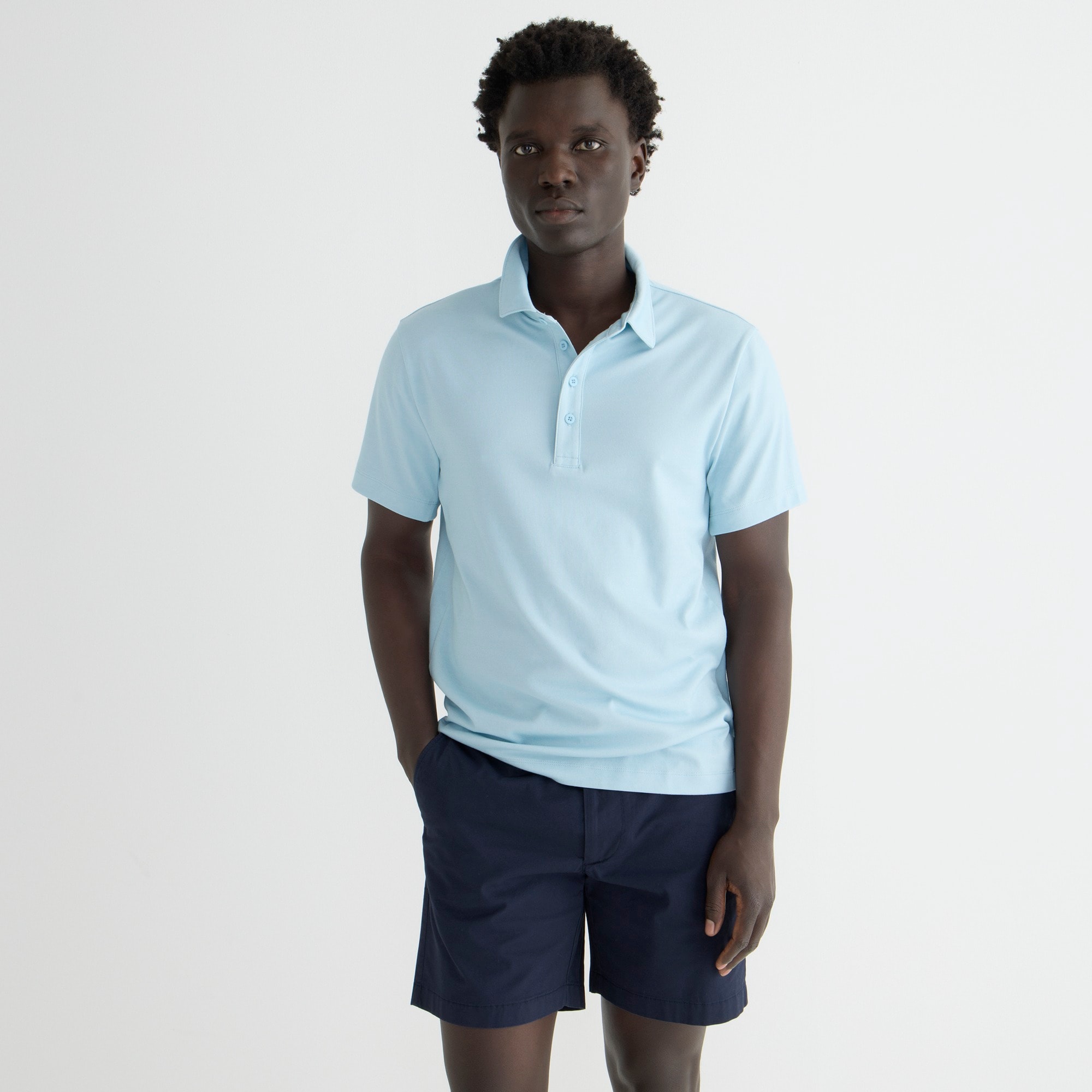 Performance polo shirt with COOLMAX®