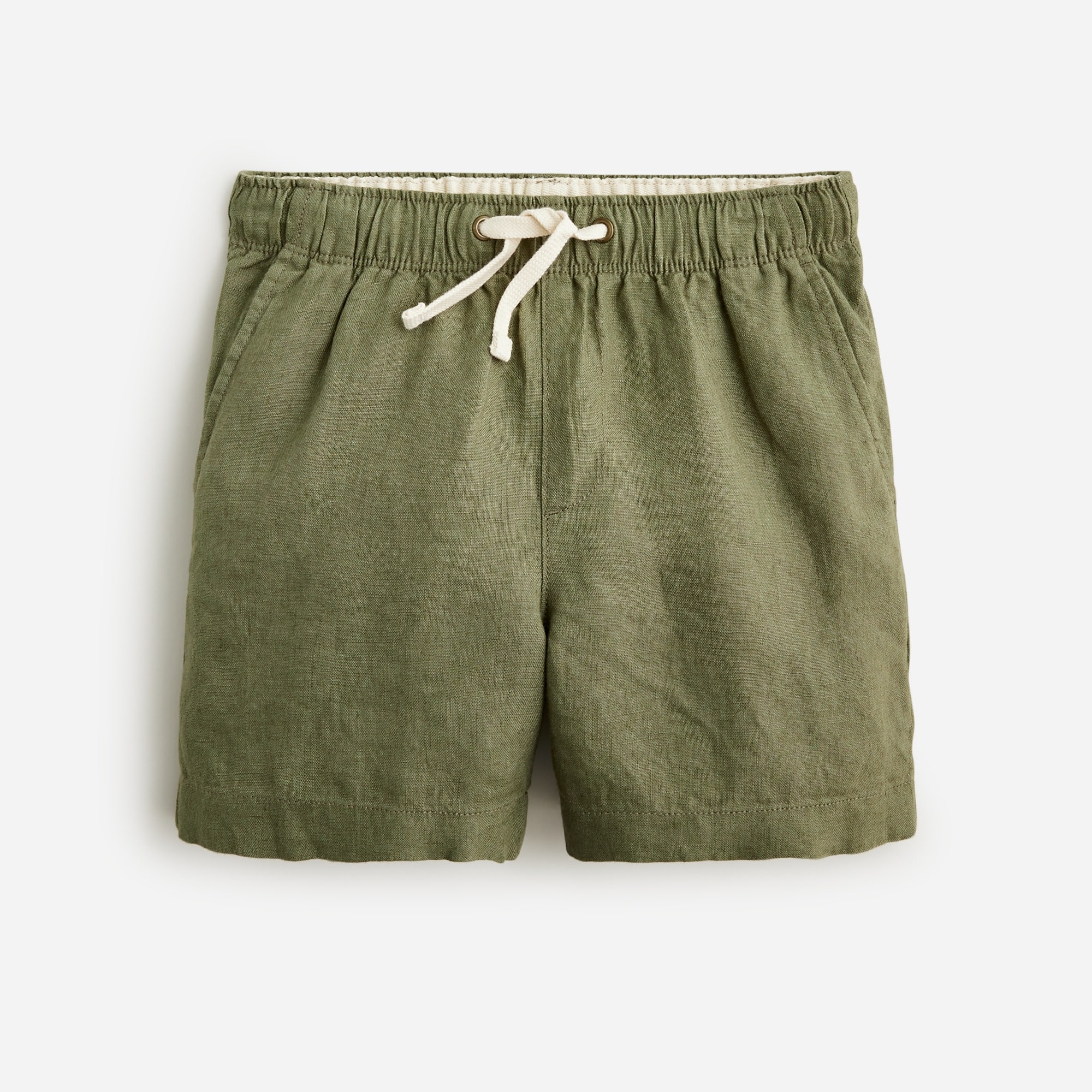 Boys' dock short in linen