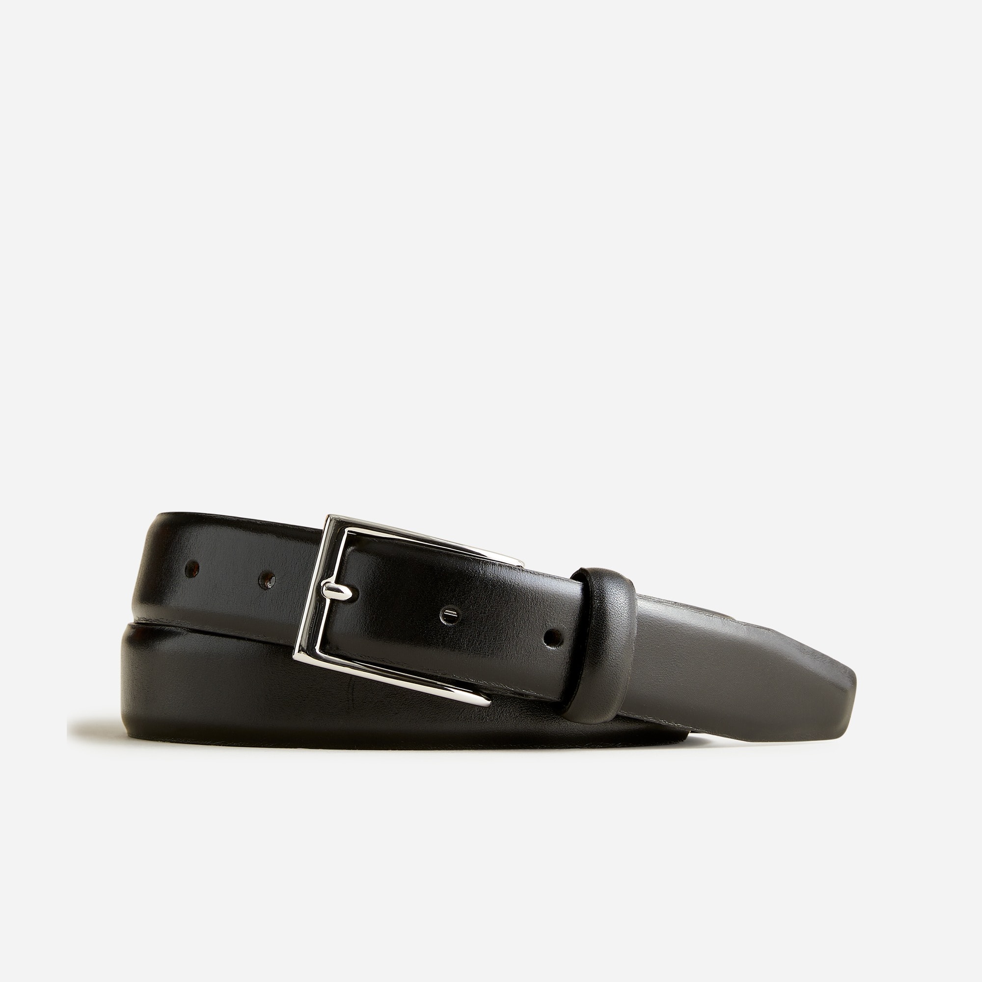 Italian leather dress belt
