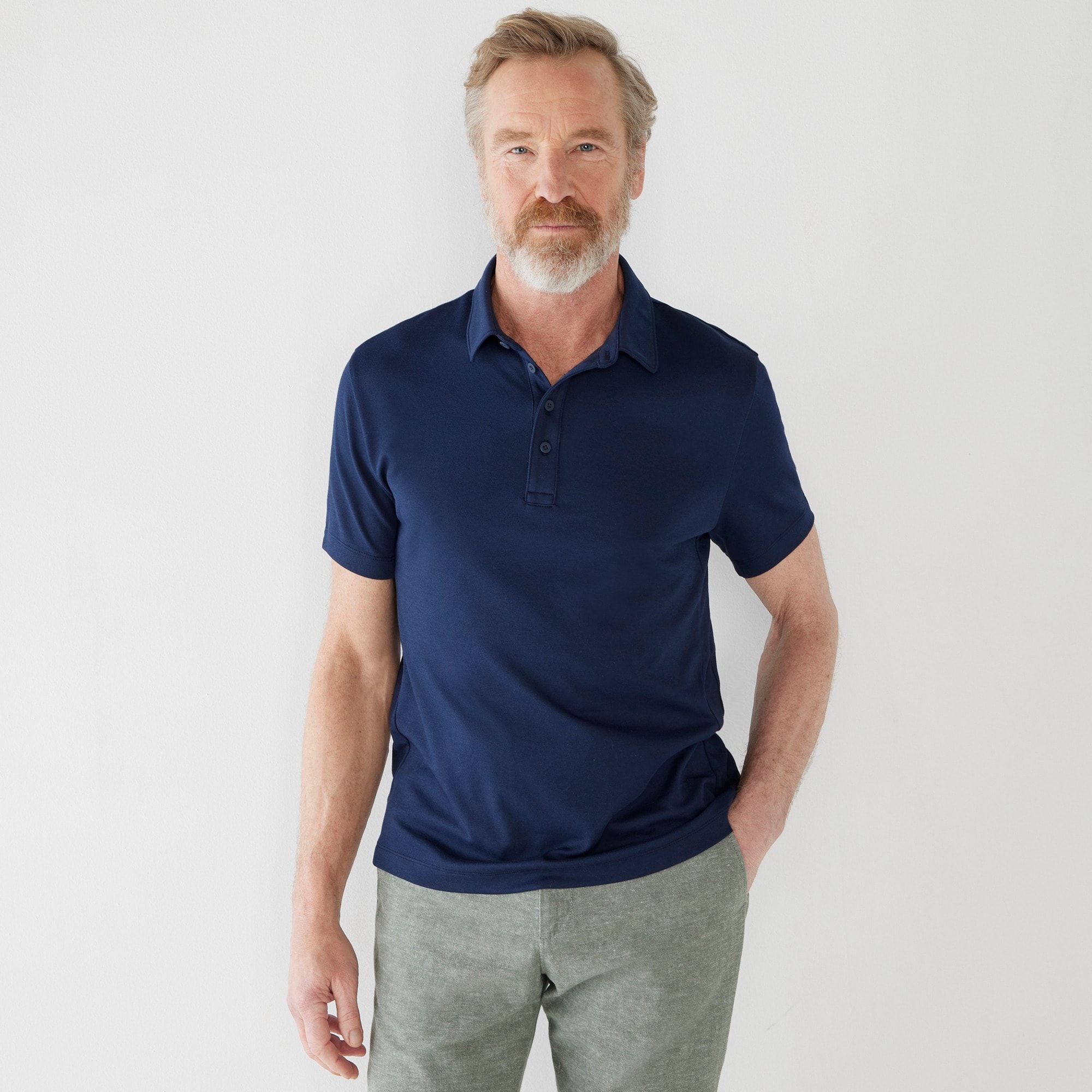 Performance polo shirt with COOLMAX®