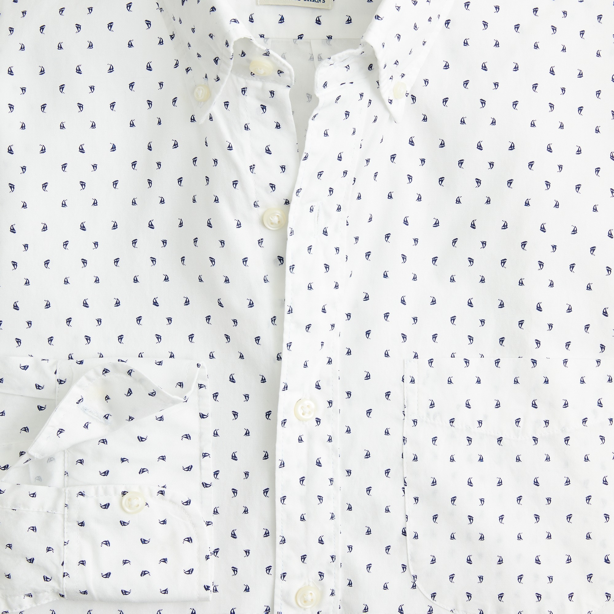 Secret Wash cotton poplin shirt