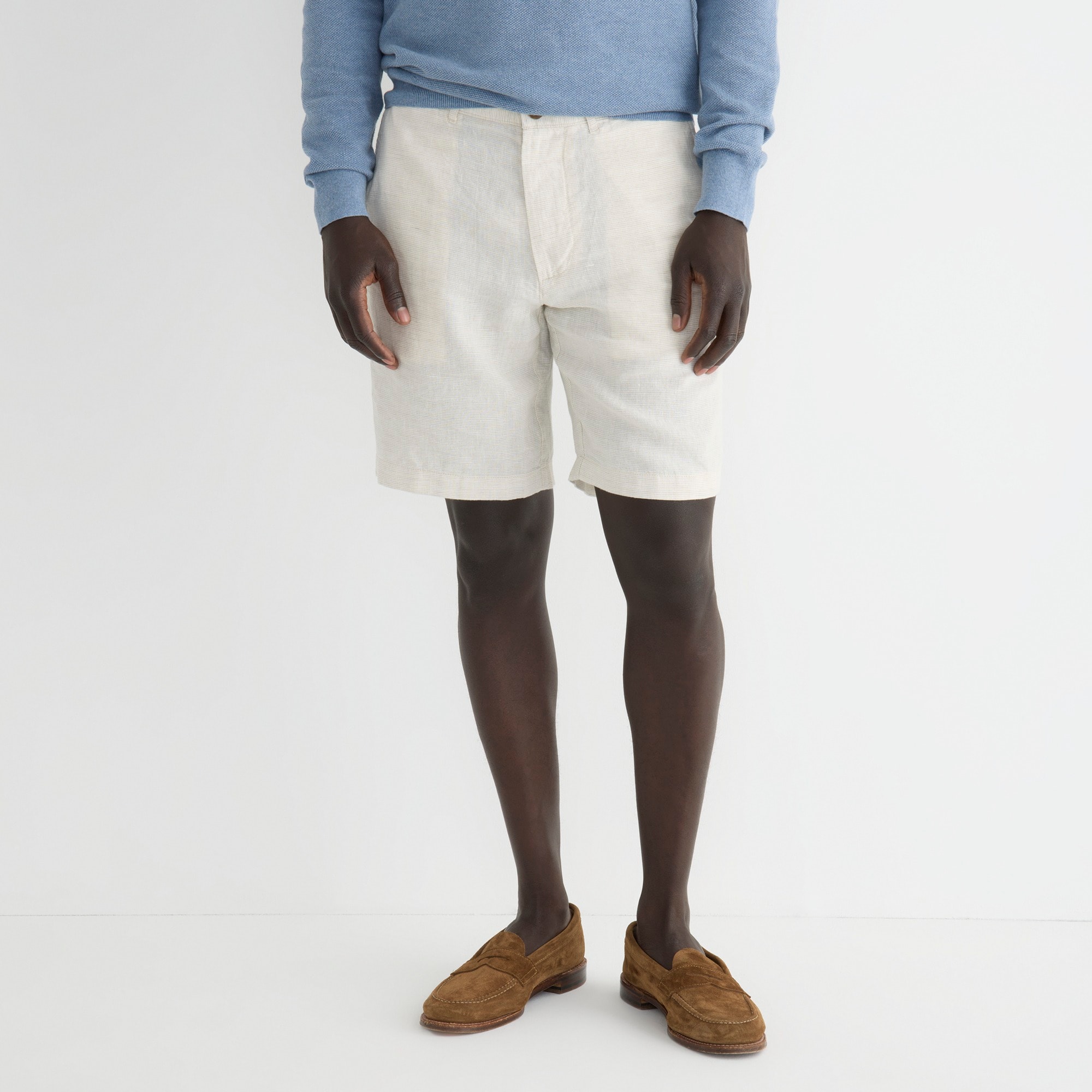 9" linen short