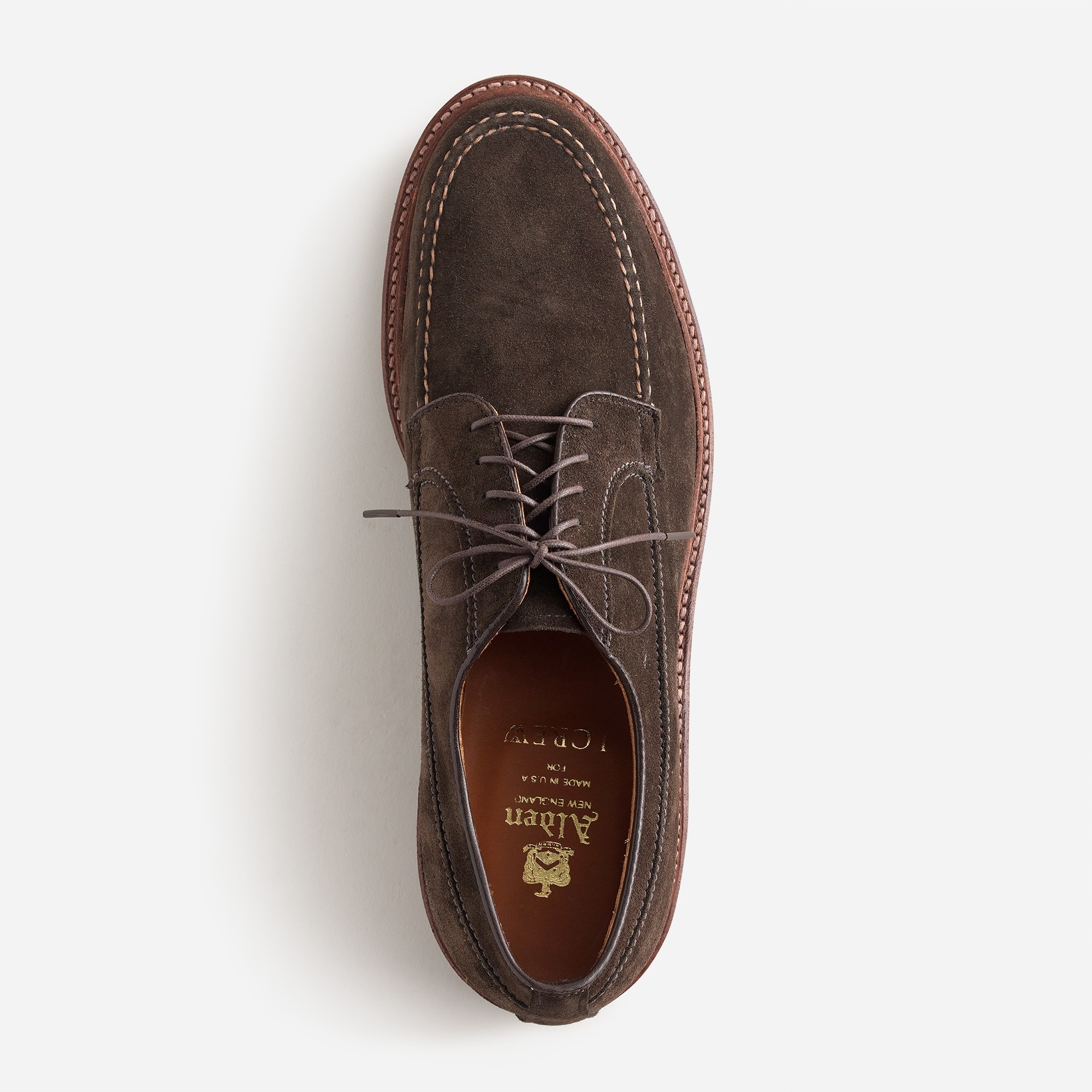 Alden for J.Crew suede ranger moccs